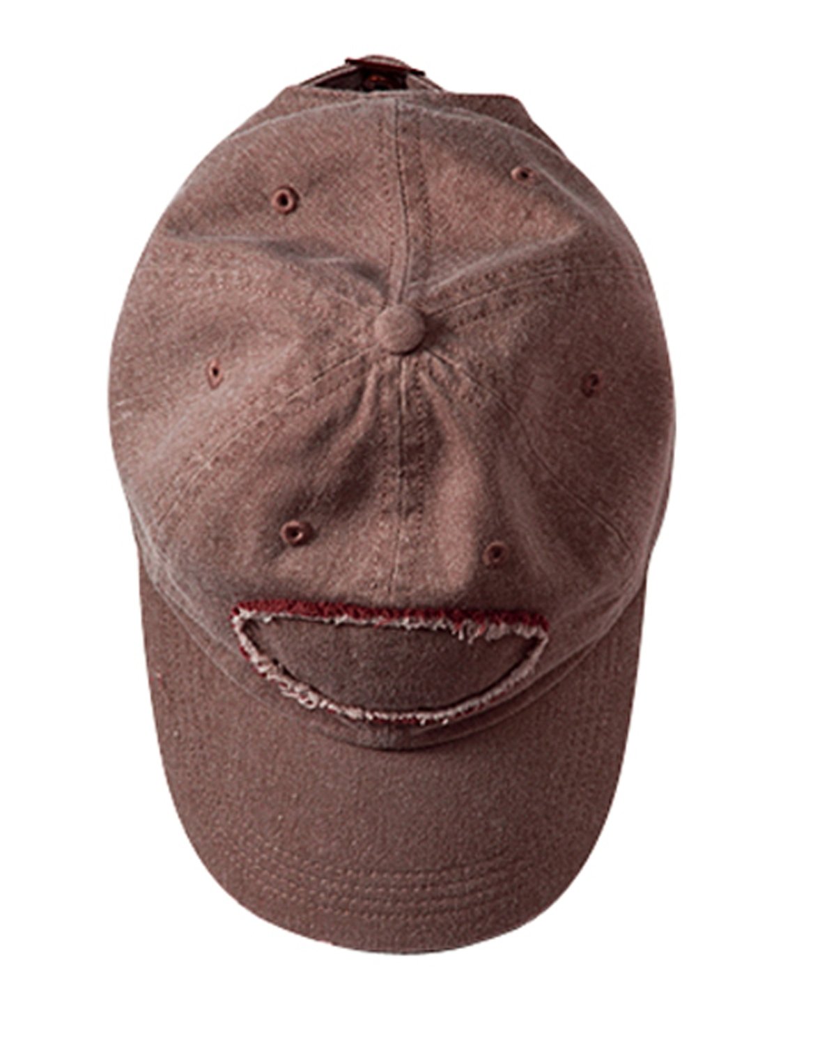 Pigment-Dyed Raw-Edge Patch Baseball Cap 1917