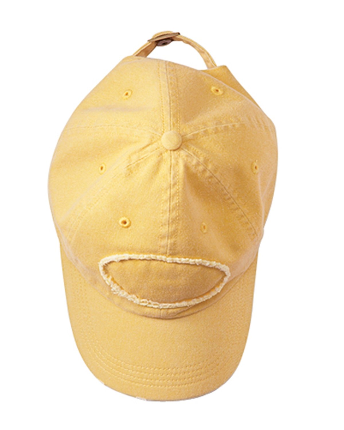 Pigment-Dyed Raw-Edge Patch Baseball Cap 1917