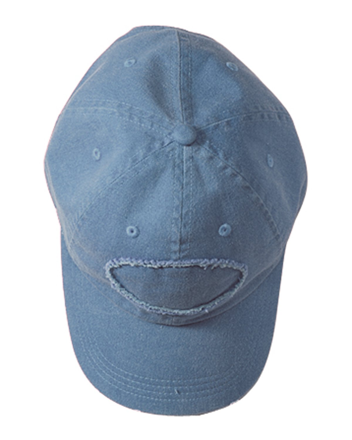 Pigment-Dyed Raw-Edge Patch Baseball Cap 1917