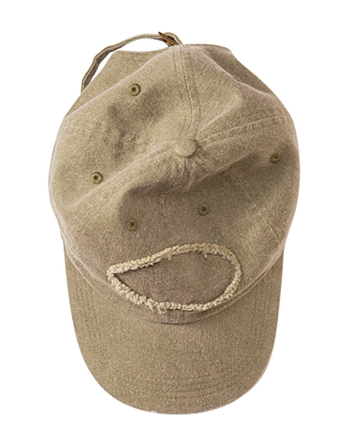 Pigment-Dyed Raw-Edge Patch Baseball Cap 1917