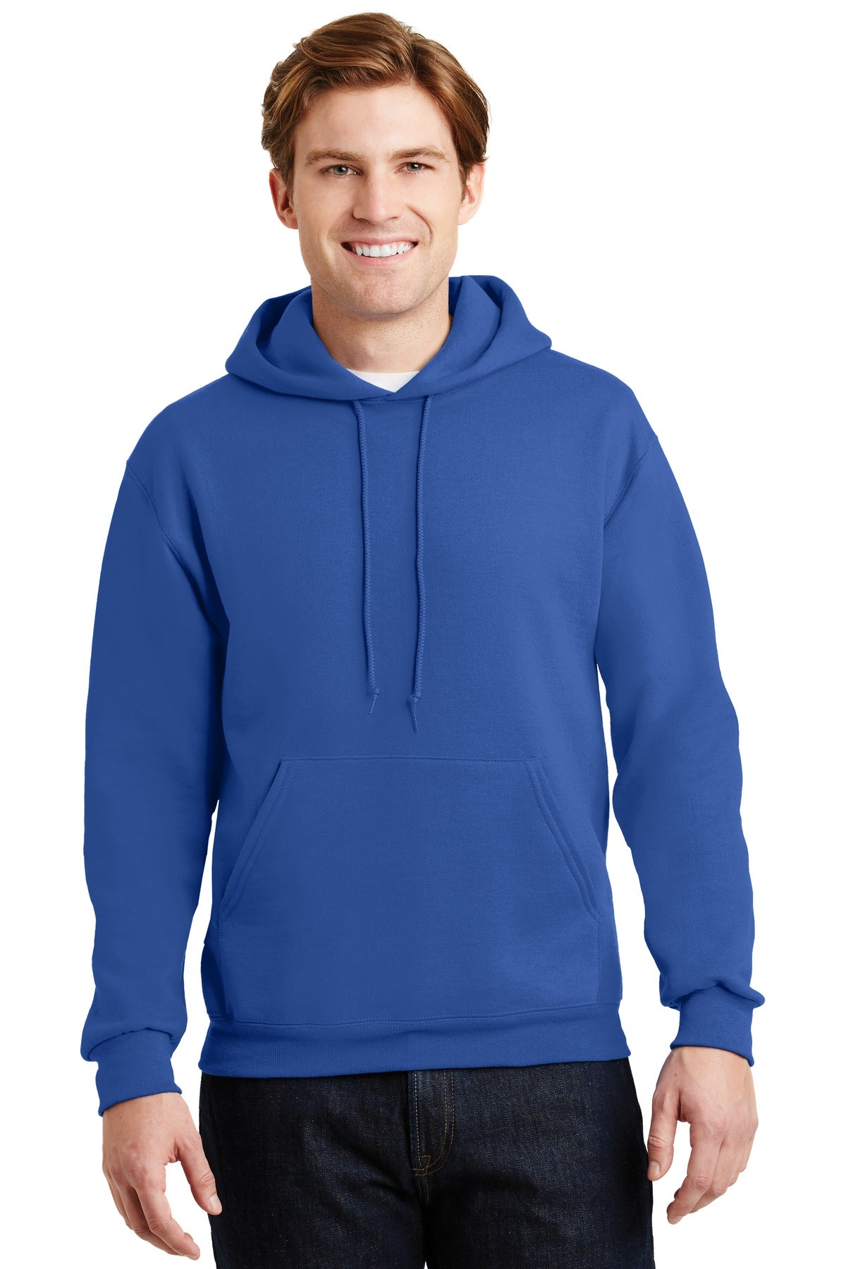 JERZEES® SUPER SWEATS® NuBlend® - Pullover Hooded Sweatshirt. 4997M