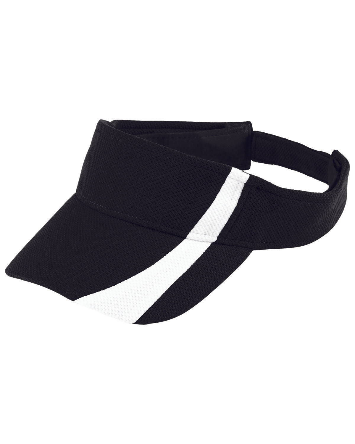 Adult Adjustable Wicking Mesh Two-Color Visor 6260