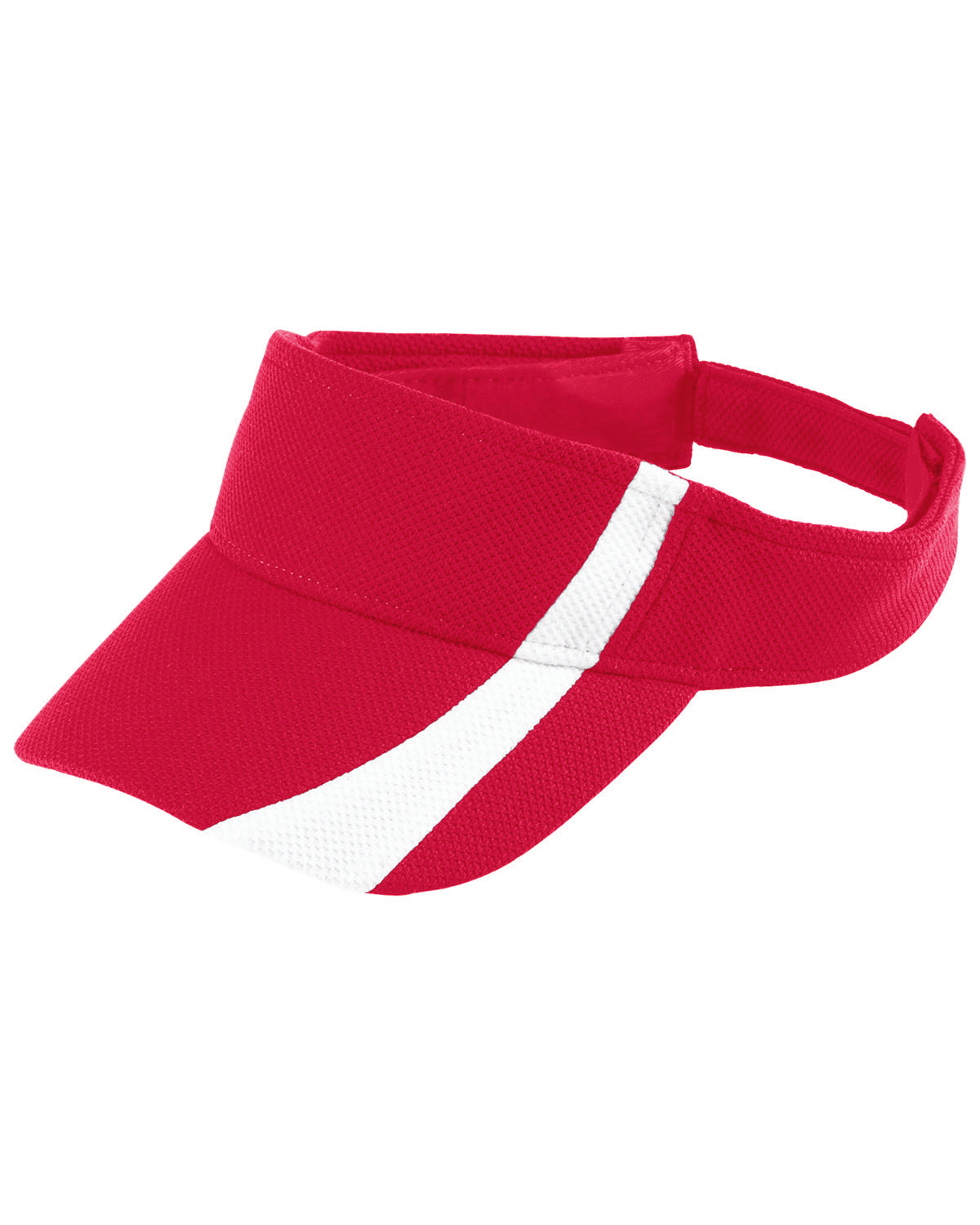 Adult Adjustable Wicking Mesh Two-Color Visor 6260