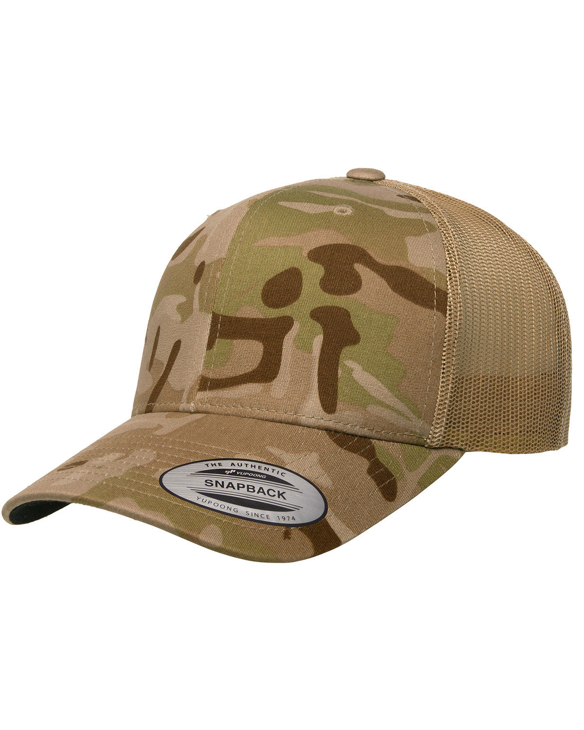 YP Classics® Retro Trucker Multicam® Snapback 6606MC