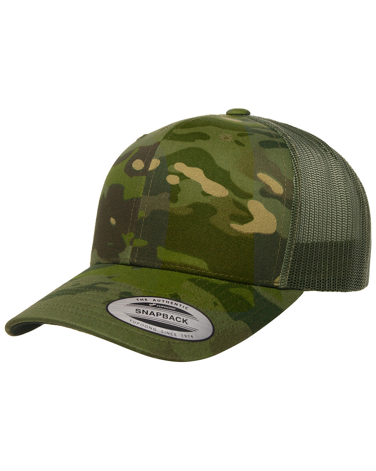 YP Classics® Retro Trucker Multicam® Snapback 6606MC