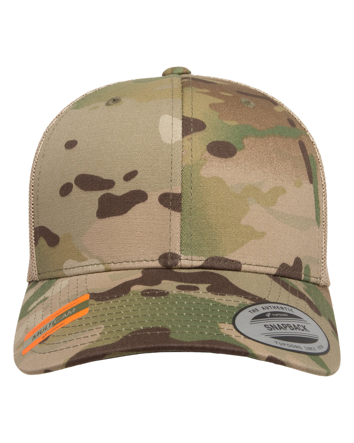 YP Classics® Retro Trucker Multicam® Snapback 6606MC