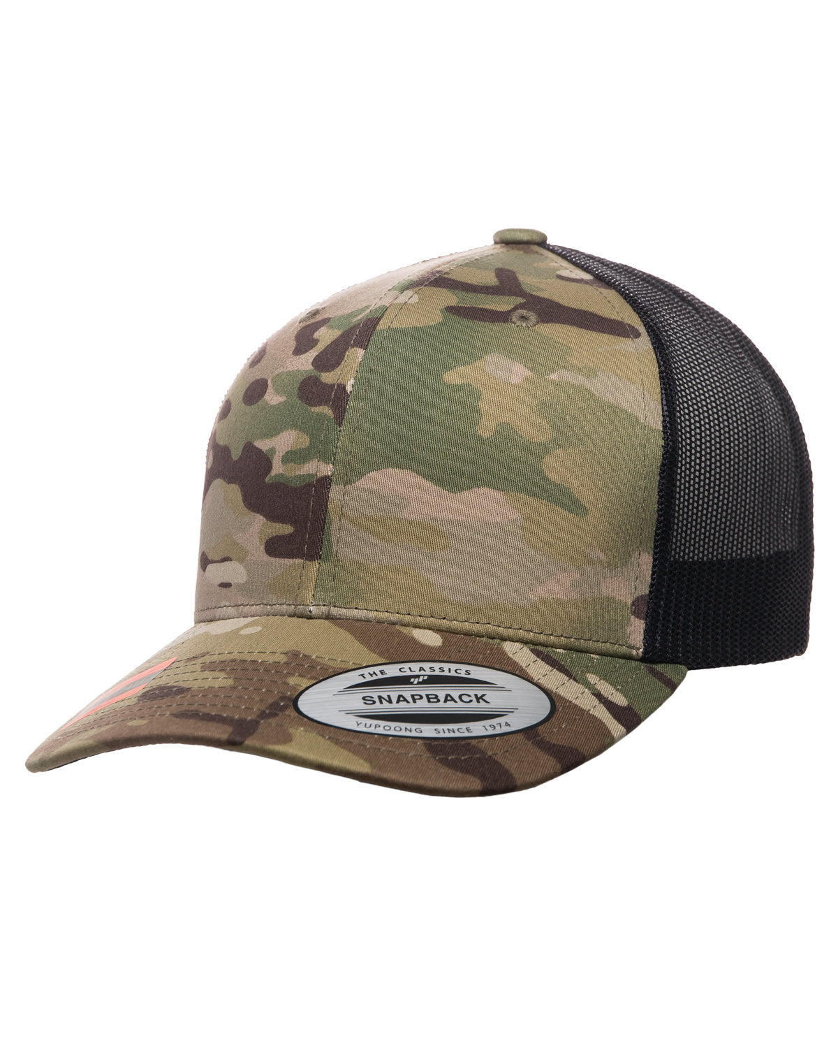 YP Classics® Retro Trucker Multicam® Snapback 6606MC