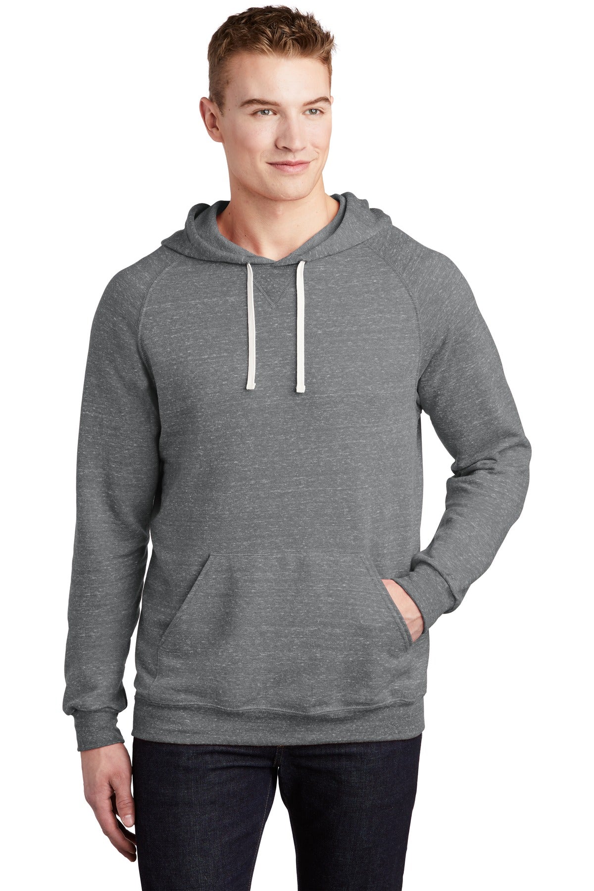 JERZEES® Snow Heather French Terry Raglan Hoodie 90M