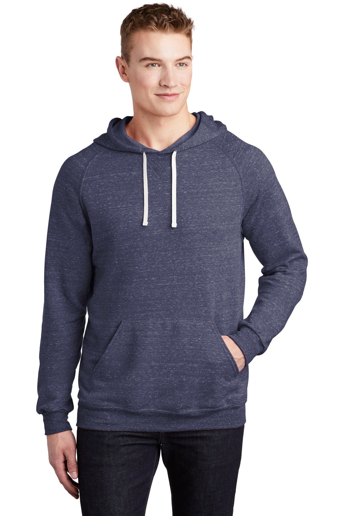 JERZEES® Snow Heather French Terry Raglan Hoodie 90M