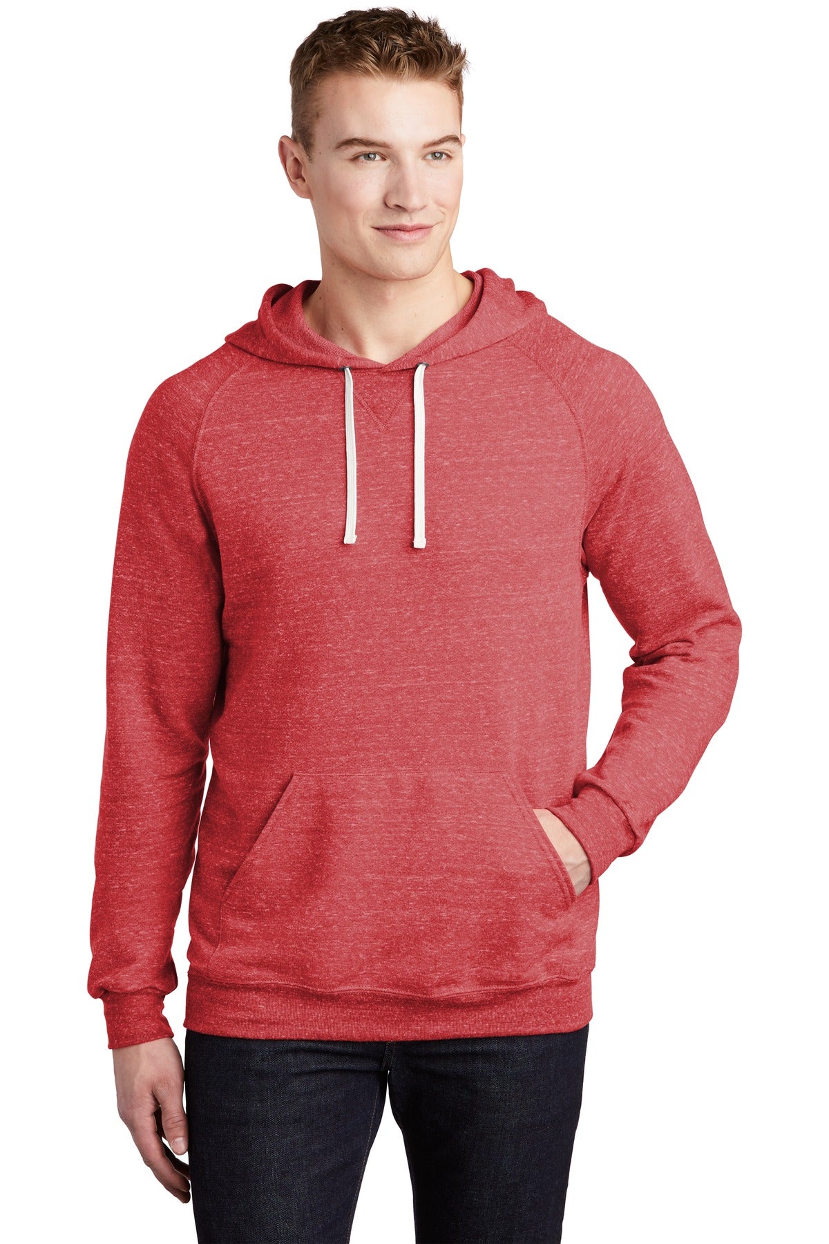 JERZEES® Snow Heather French Terry Raglan Hoodie 90M