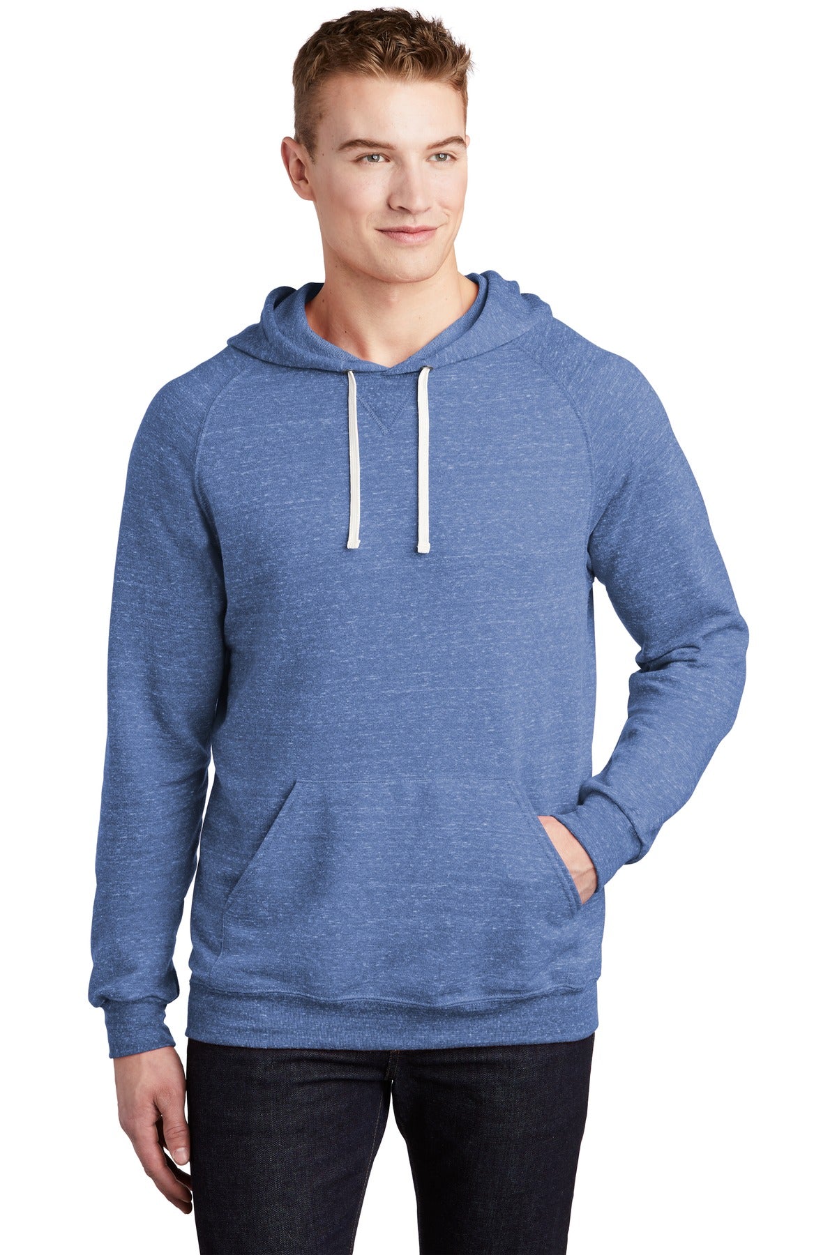 JERZEES® Snow Heather French Terry Raglan Hoodie 90M