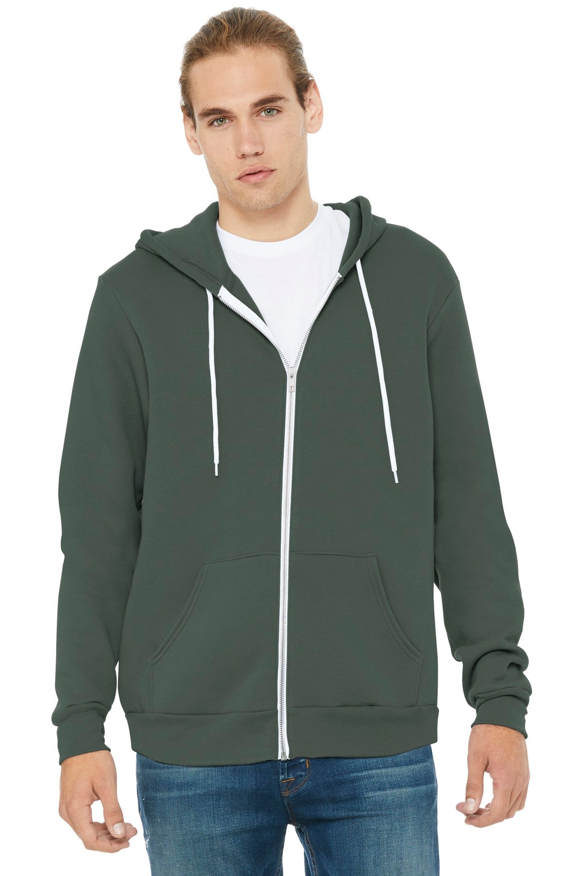 BELLA+CANVAS® Unisex Sponge Fleece Full-Zip Hoodie. BC3739