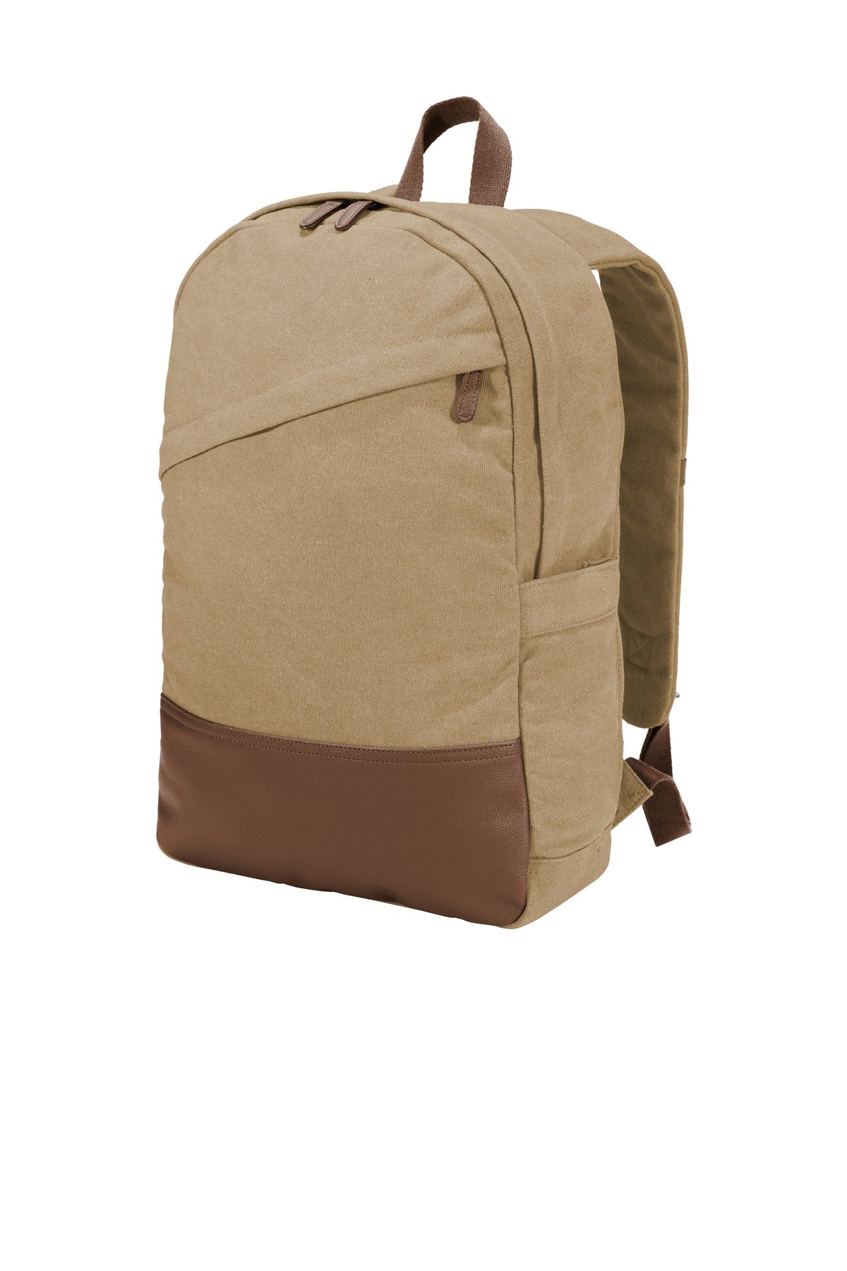 Port Authority® Cotton Canvas Backpack. BG210