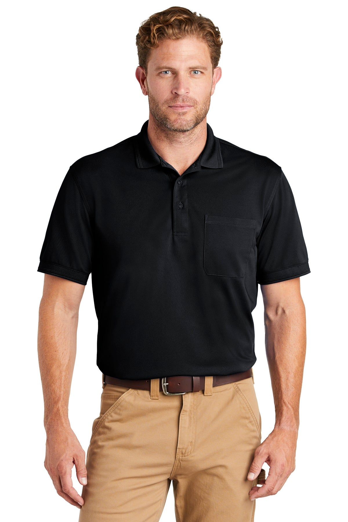 CornerStone® Industrial Snag-Proof Pique Pocket Polo. CS4020P