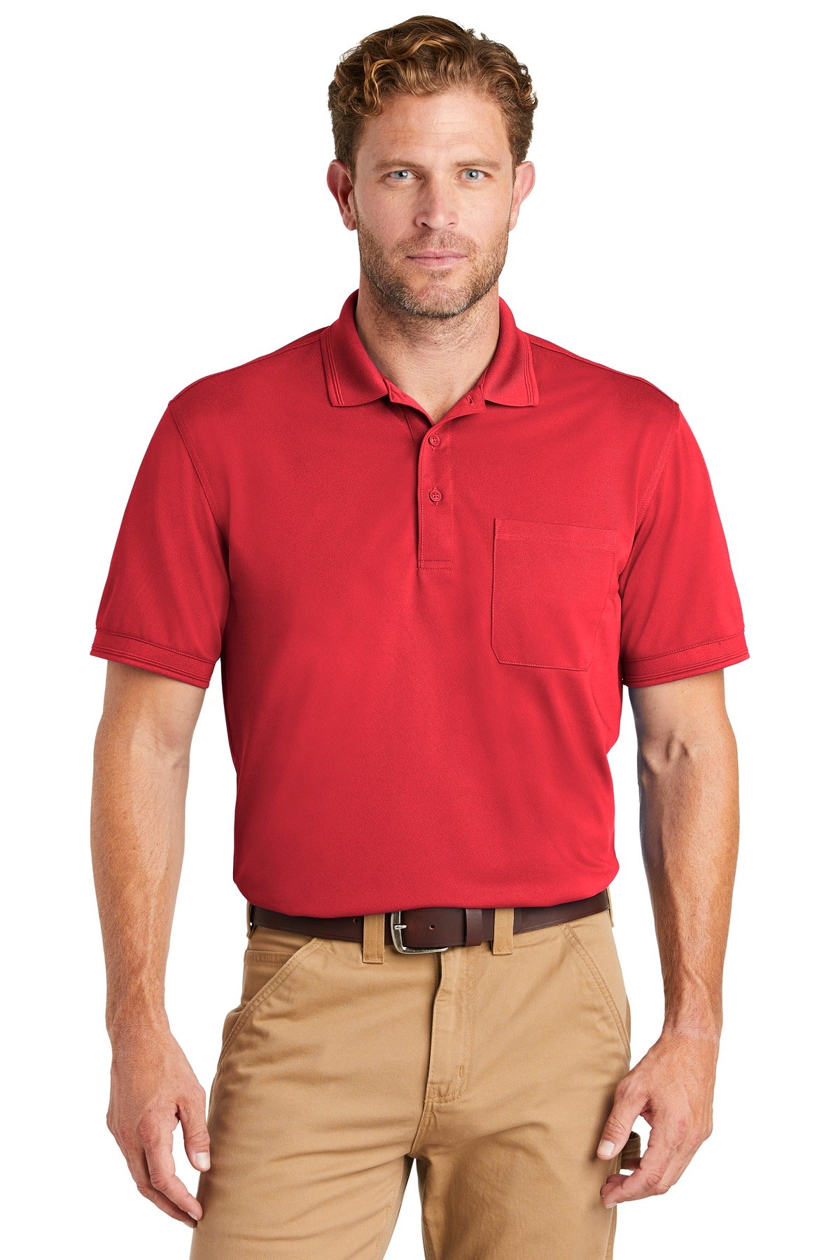 CornerStone® Industrial Snag-Proof Pique Pocket Polo. CS4020P