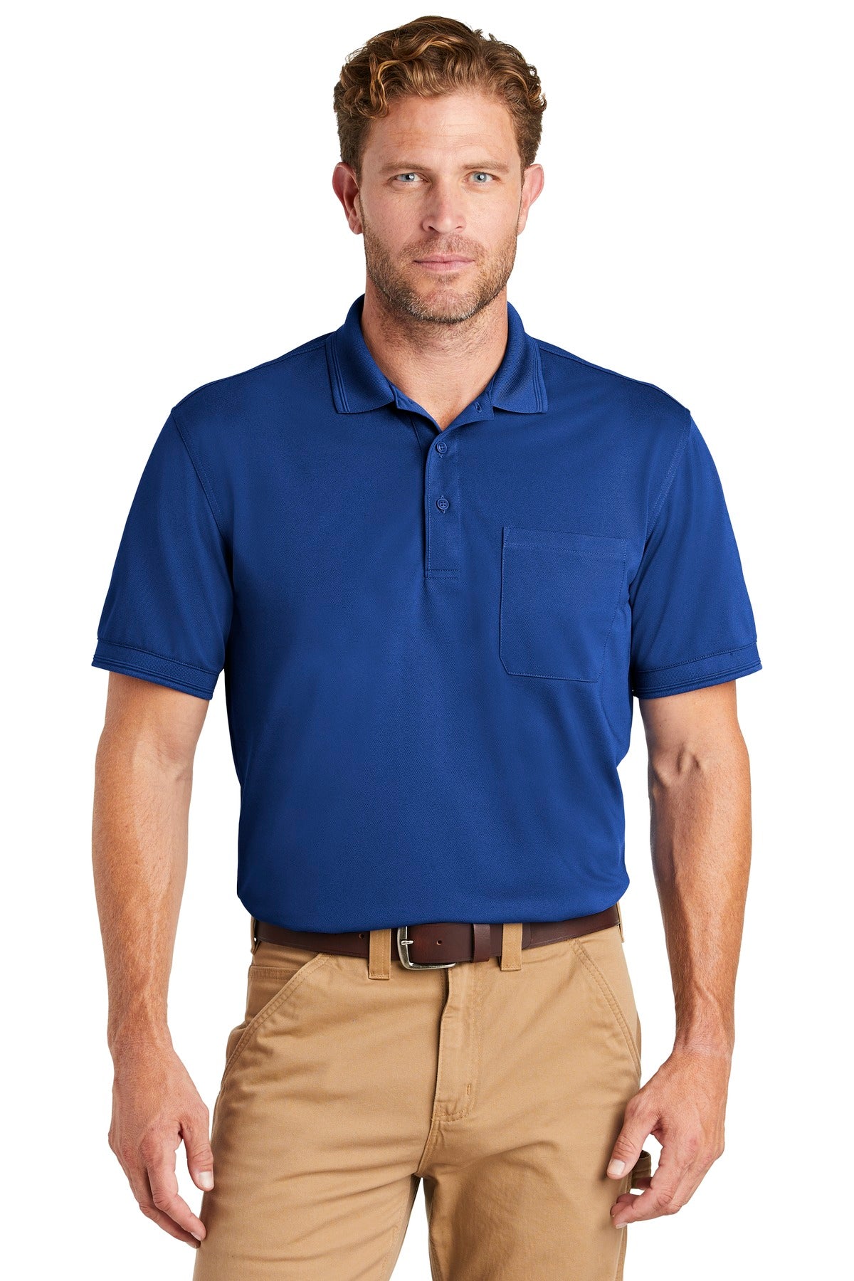 CornerStone® Industrial Snag-Proof Pique Pocket Polo. CS4020P