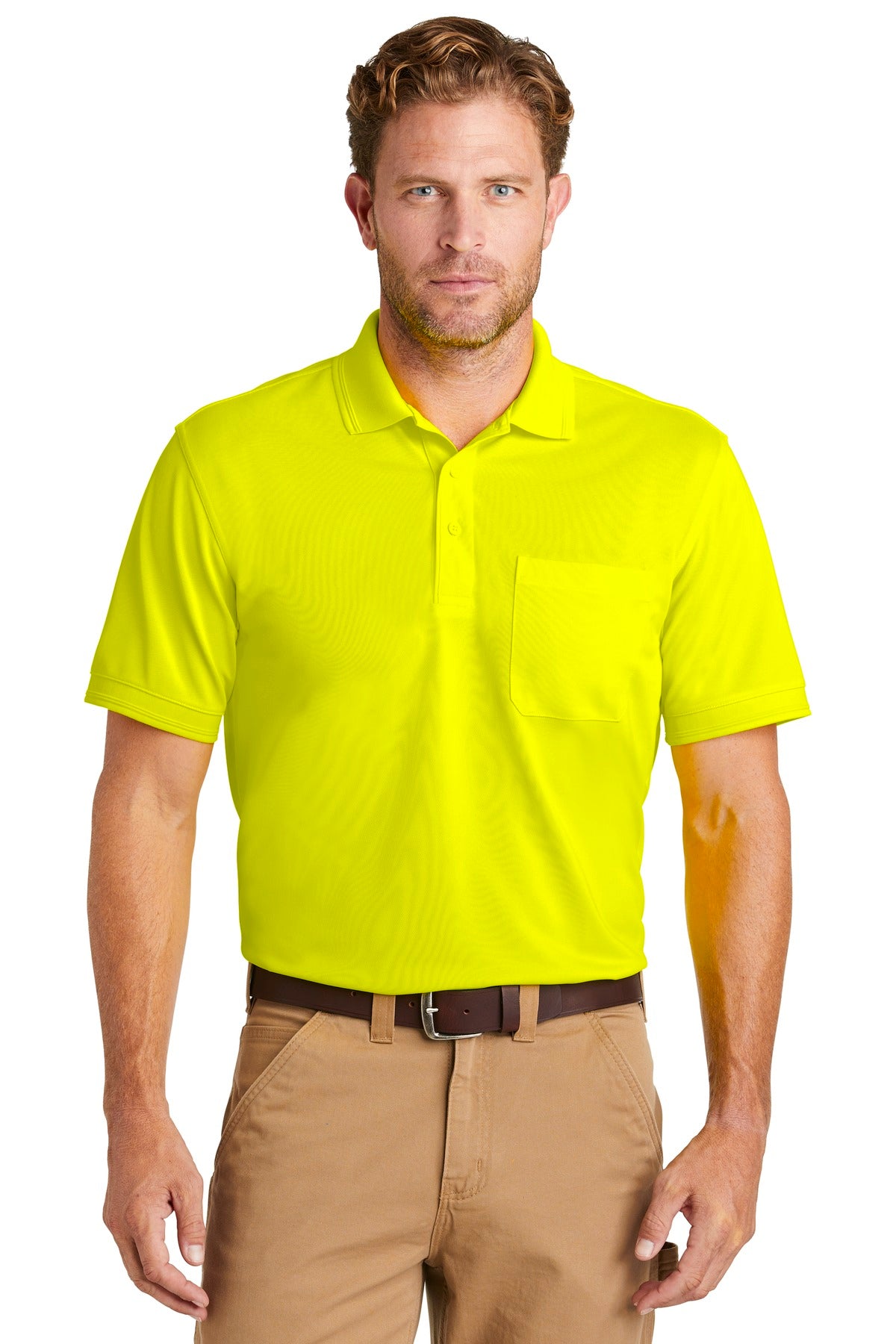 CornerStone® Industrial Snag-Proof Pique Pocket Polo. CS4020P
