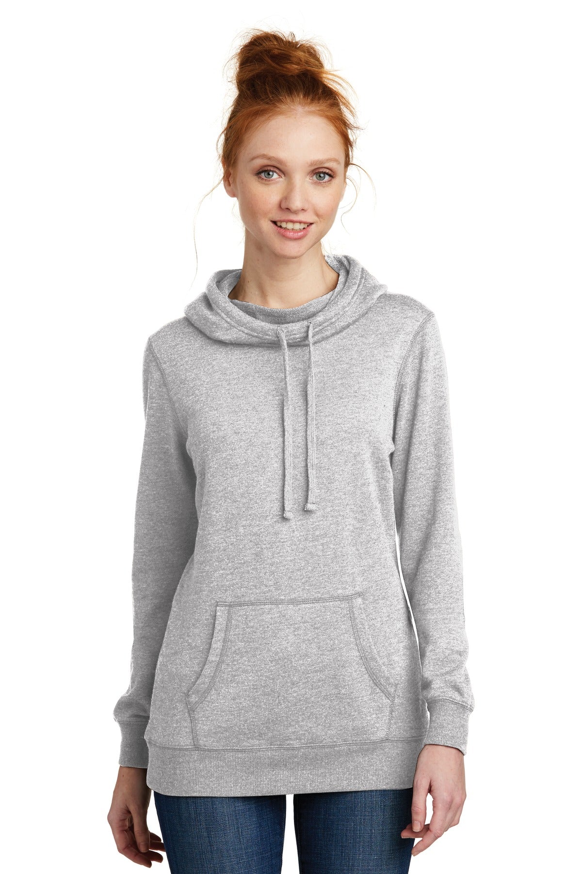 District® Women's Lightweight Fleece Hoodie. DM493