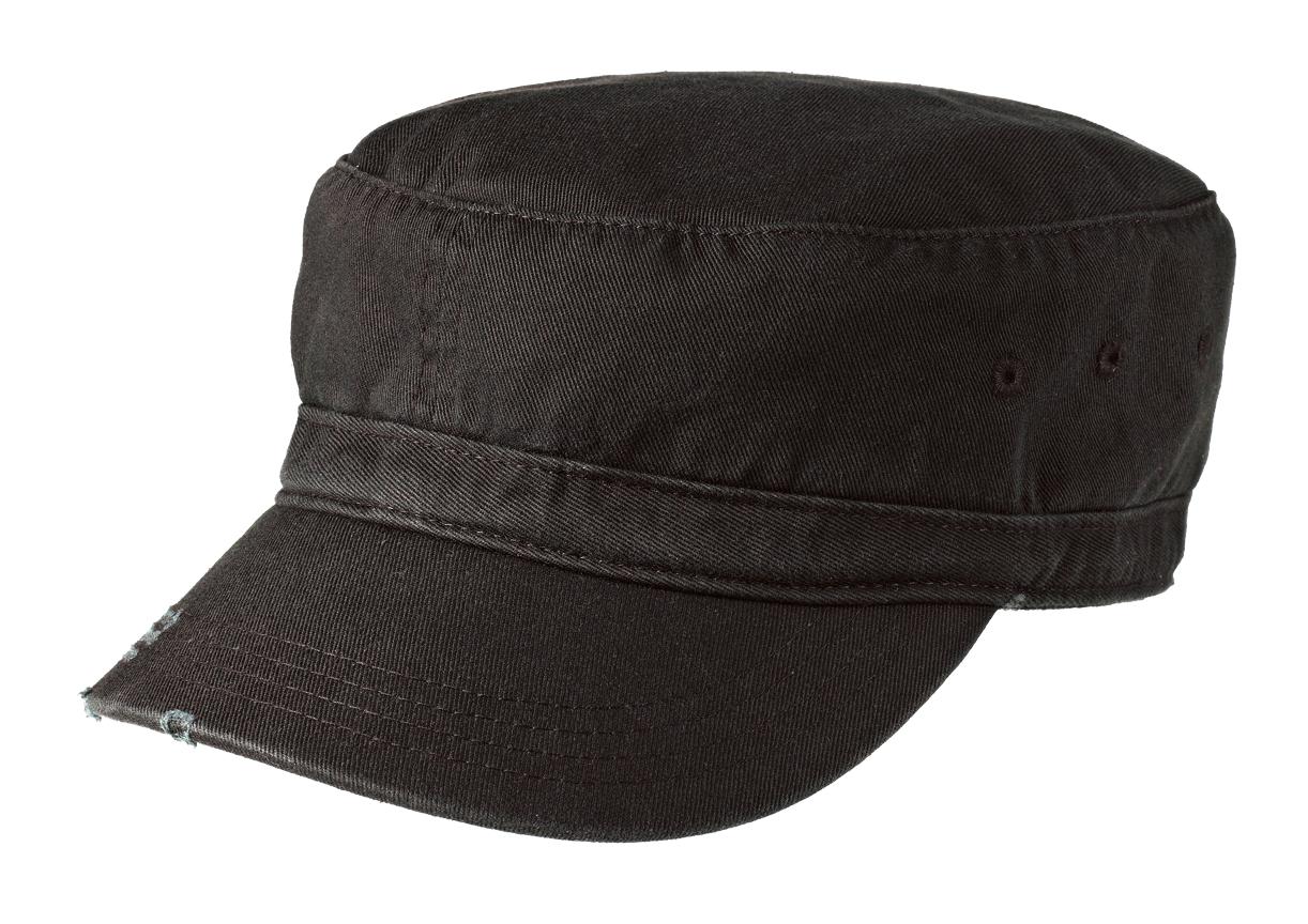 District® Distressed Military Hat. DT605