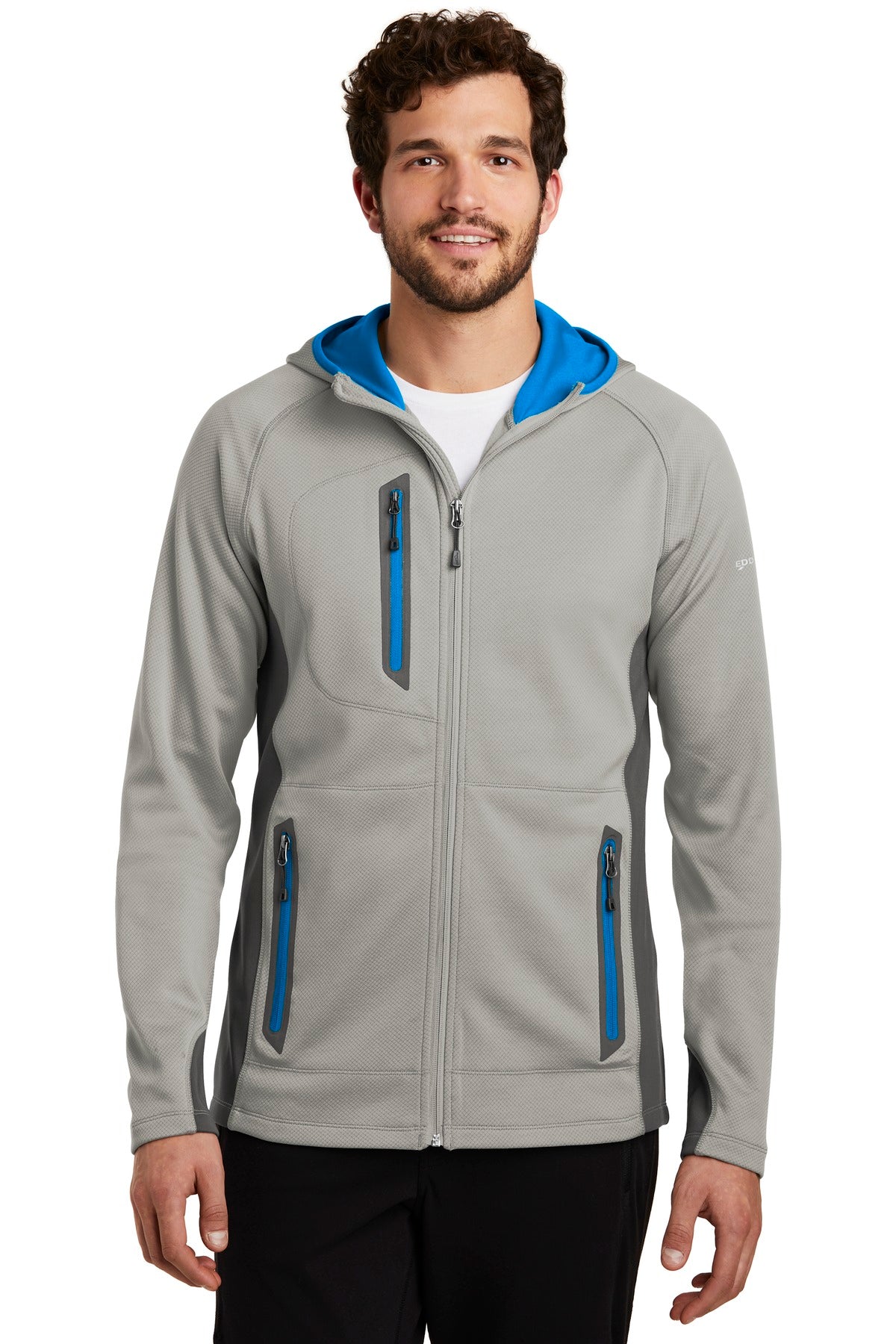 Eddie Bauer® Sport Hooded Full-Zip Fleece Jacket. EB244