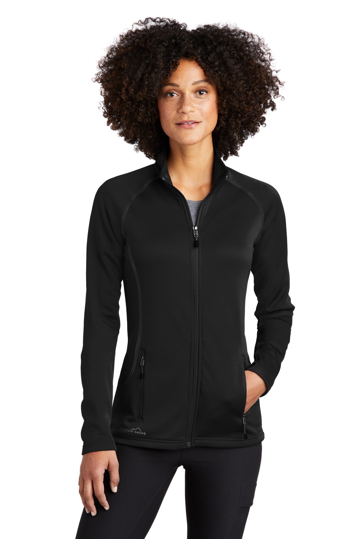 Eddie Bauer® Ladies Smooth Fleece Full-Zip. EB247