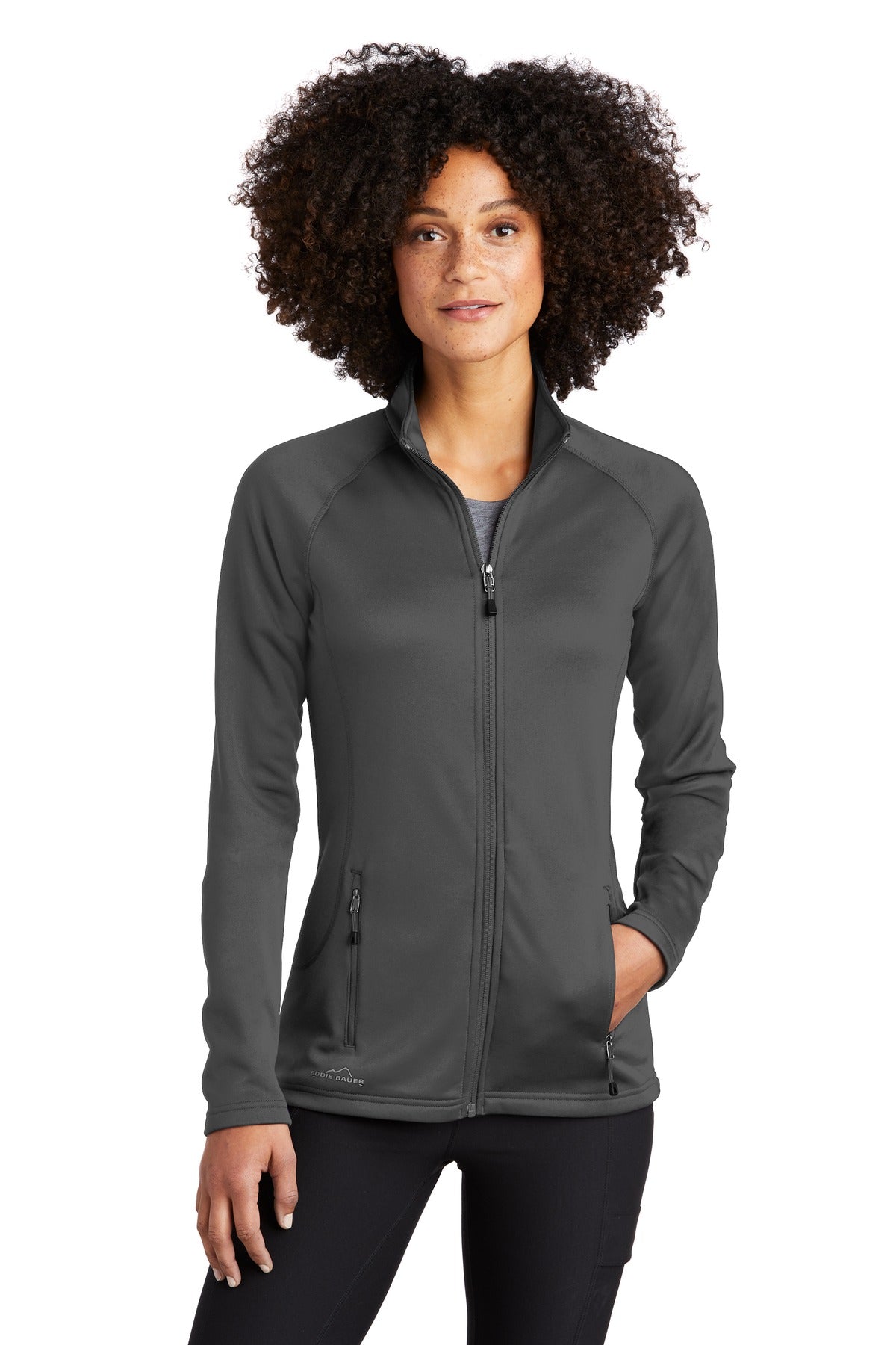 Eddie Bauer® Ladies Smooth Fleece Full-Zip. EB247