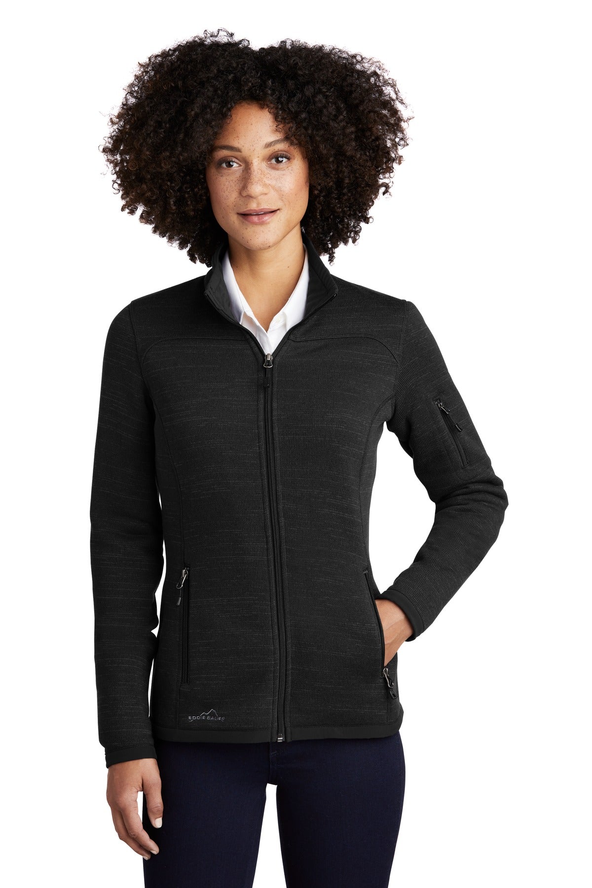 Eddie Bauer® Ladies Sweater Fleece Full-Zip. EB251