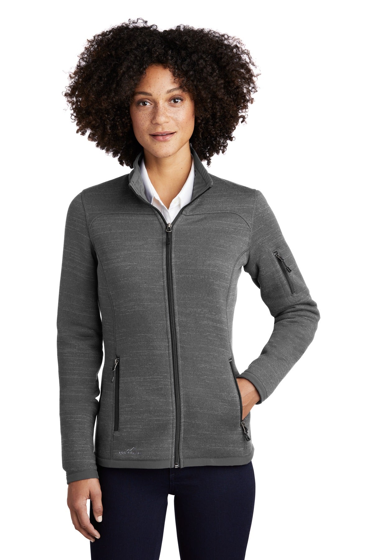 Eddie Bauer® Ladies Sweater Fleece Full-Zip. EB251
