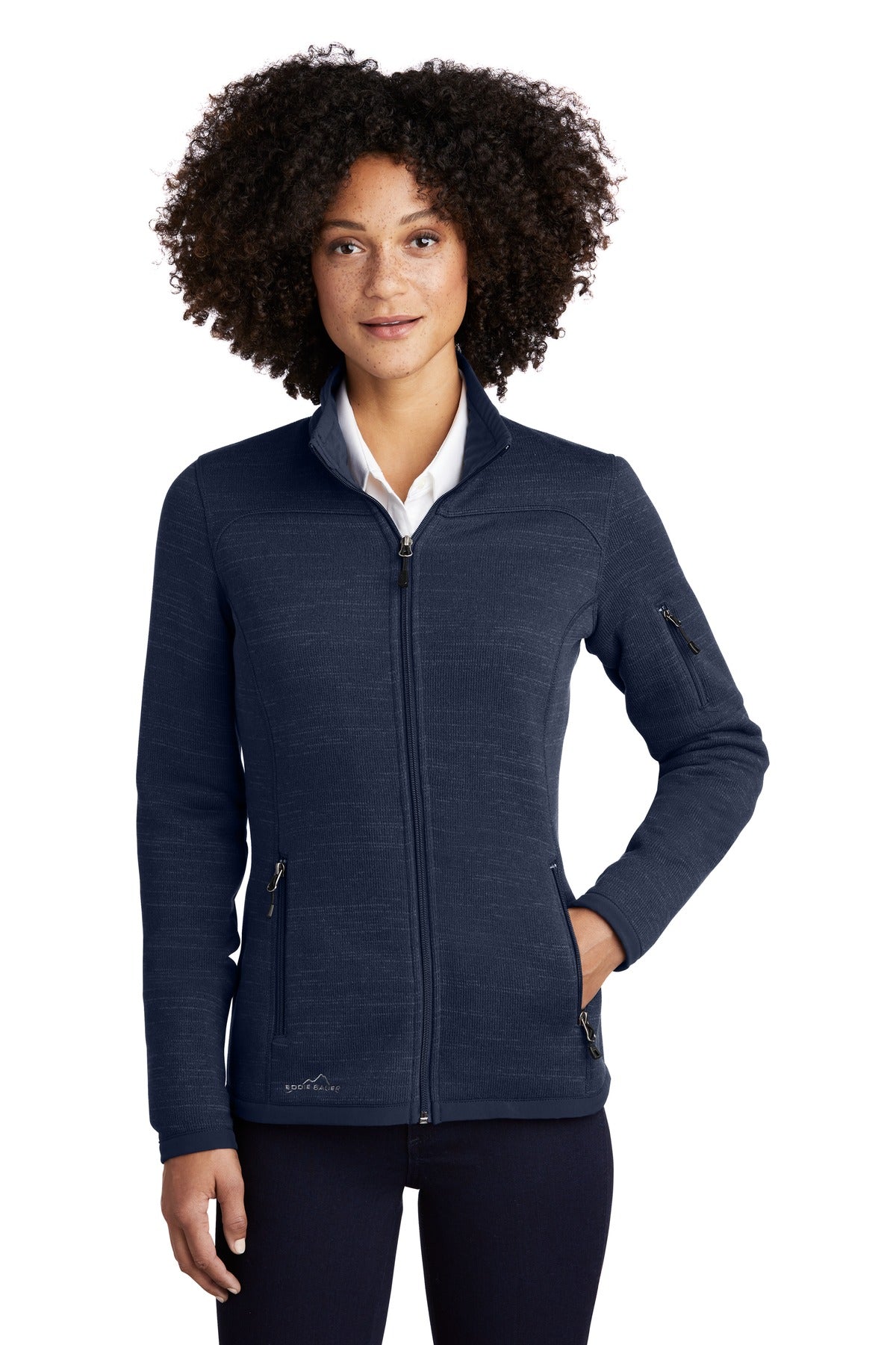 Eddie Bauer® Ladies Sweater Fleece Full-Zip. EB251