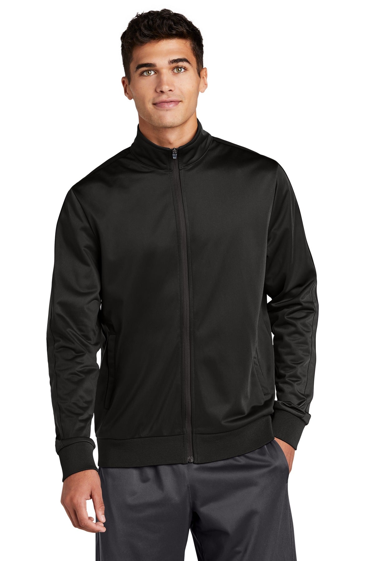 Sport-Tek® Tricot Track Jacket. JST94