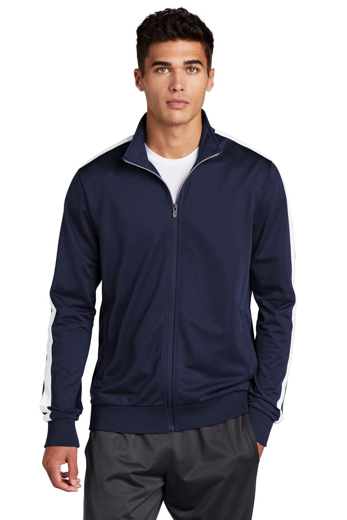 Sport-Tek® Tricot Track Jacket. JST94