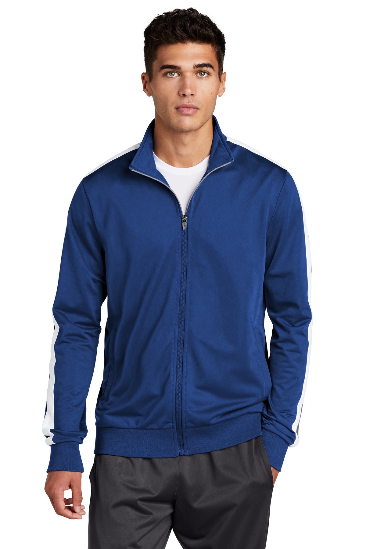 Sport-Tek® Tricot Track Jacket. JST94