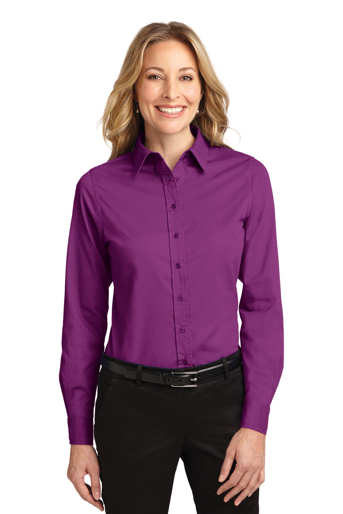 Port Authority® Ladies Long Sleeve Easy Care Shirt. L608