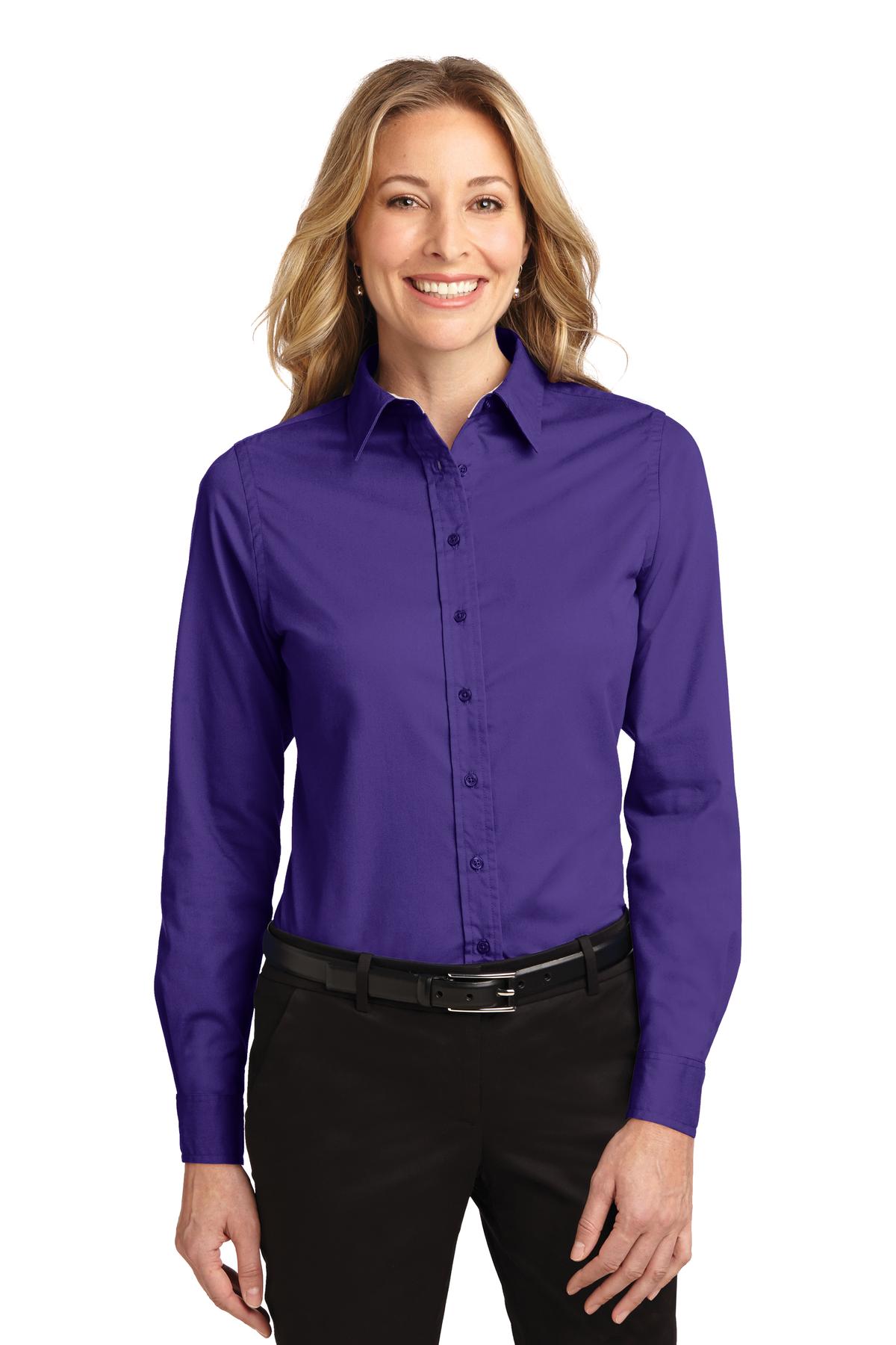 Port Authority® Ladies Long Sleeve Easy Care Shirt. L608