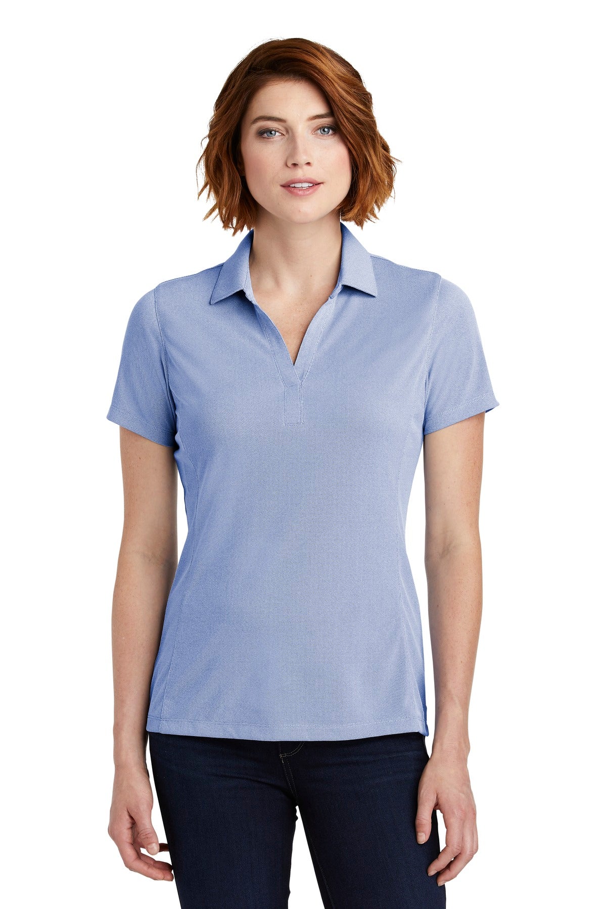 Port Authority® Ladies Poly Oxford Pique Polo. LK582