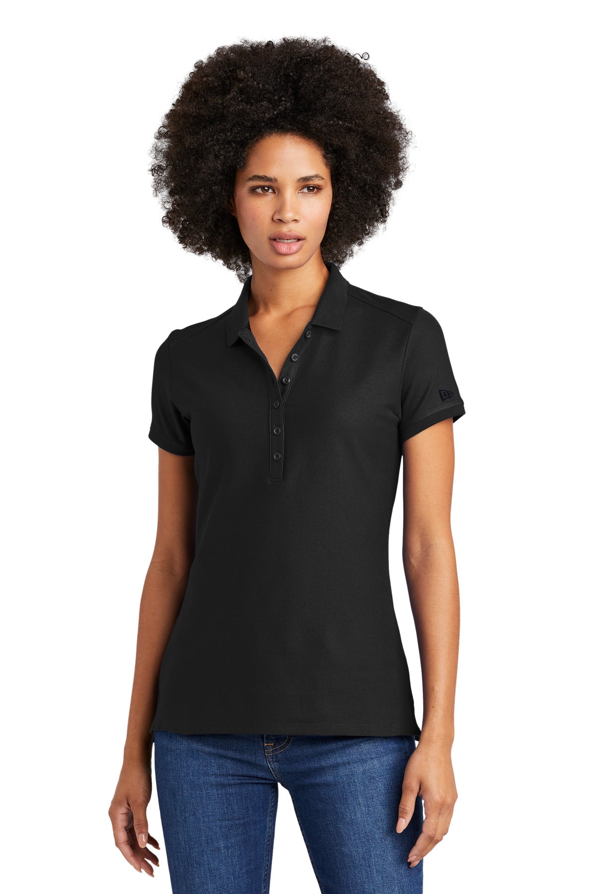 New Era® Ladies Venue Home Plate Polo. LNEA300