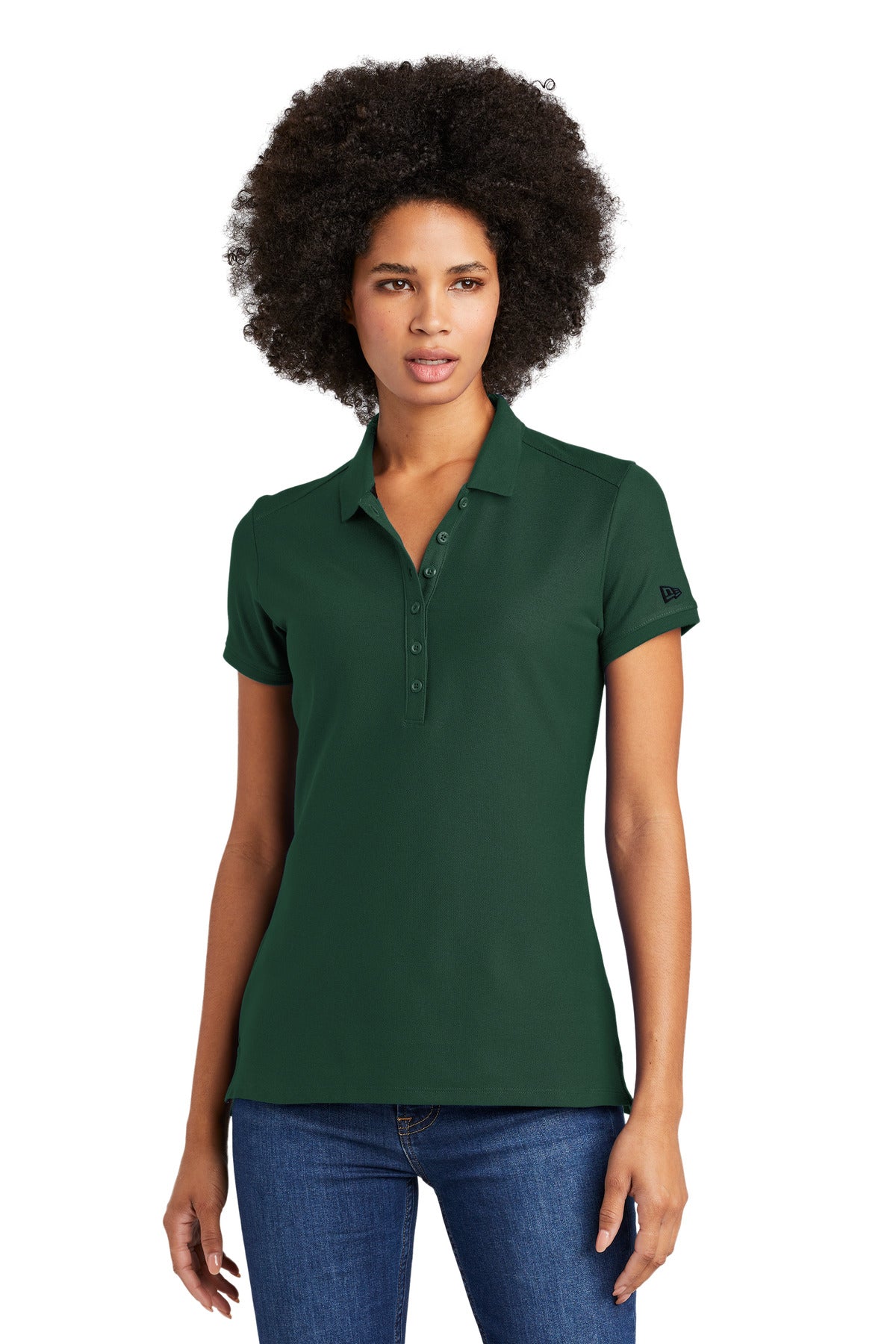 New Era® Ladies Venue Home Plate Polo. LNEA300