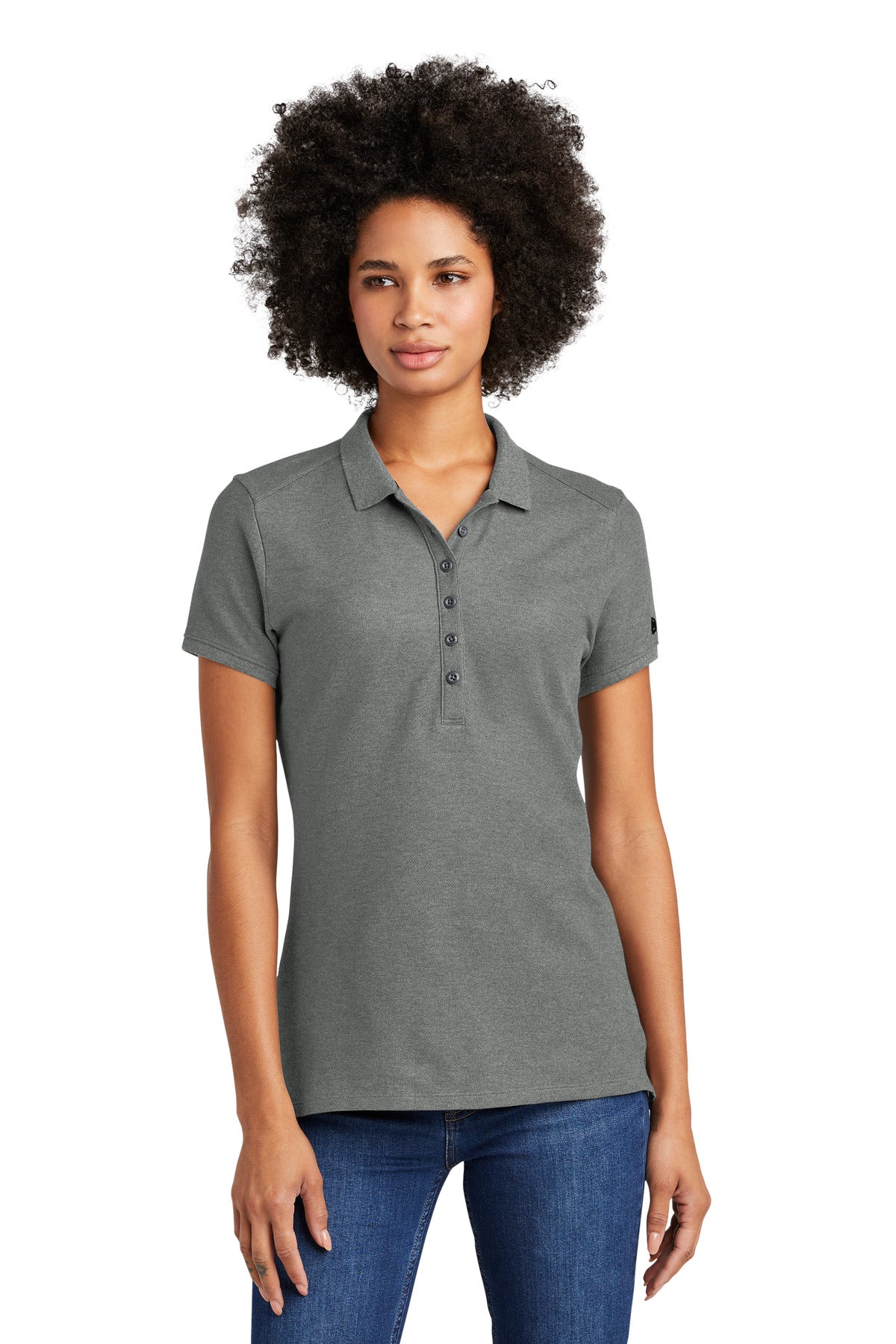 New Era® Ladies Venue Home Plate Polo. LNEA300