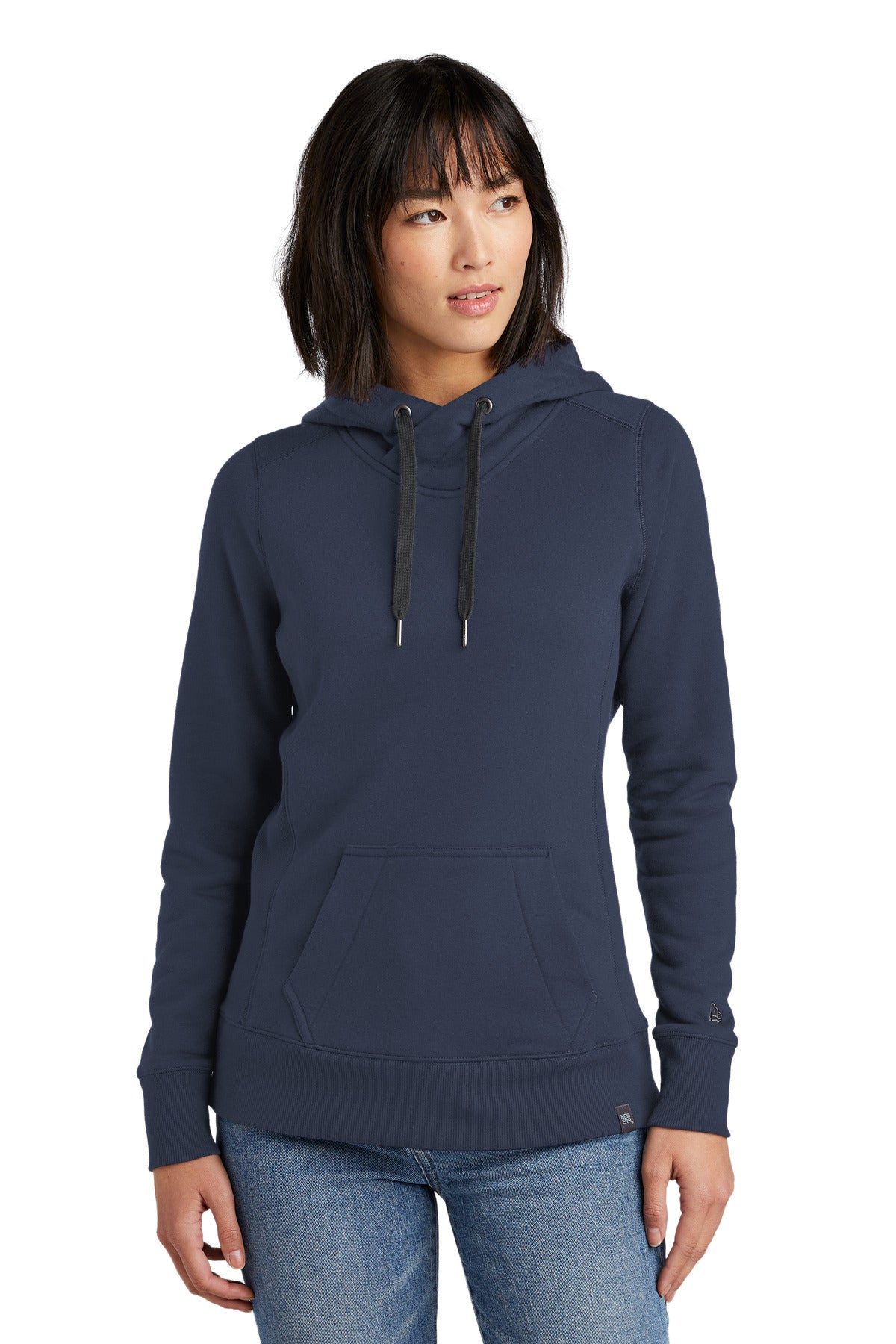 New Era® Ladies French Terry Pullover Hoodie. LNEA500