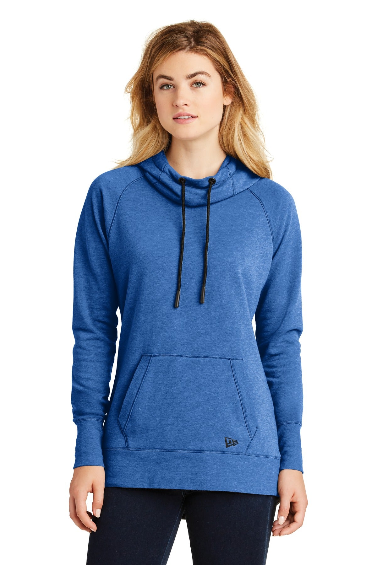 New Era® Ladies Tri-Blend Fleece Pullover Hoodie. LNEA510