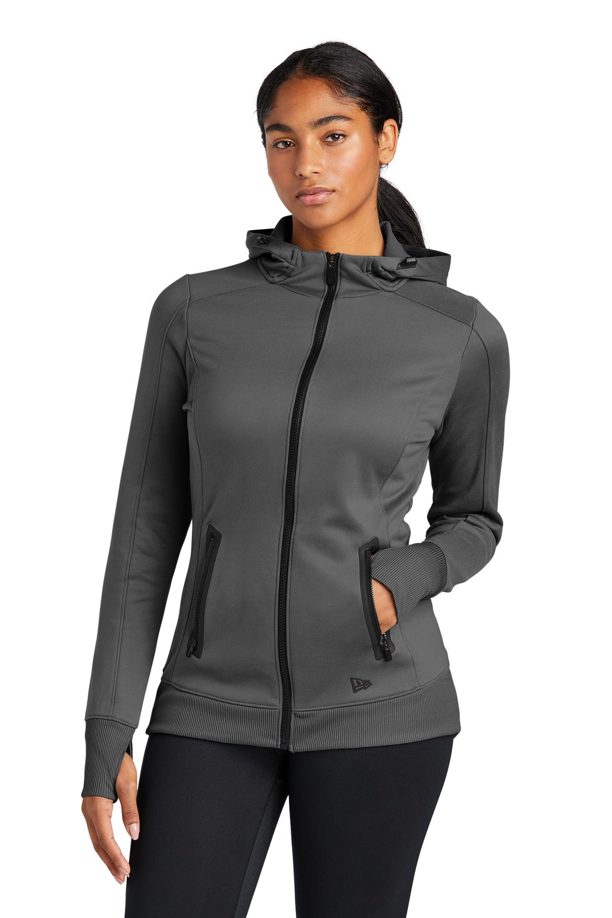 New Era® Ladies Venue Fleece Full-Zip Hoodie. LNEA522