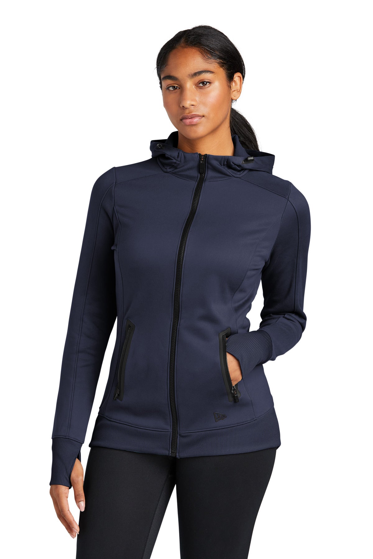 New Era® Ladies Venue Fleece Full-Zip Hoodie. LNEA522