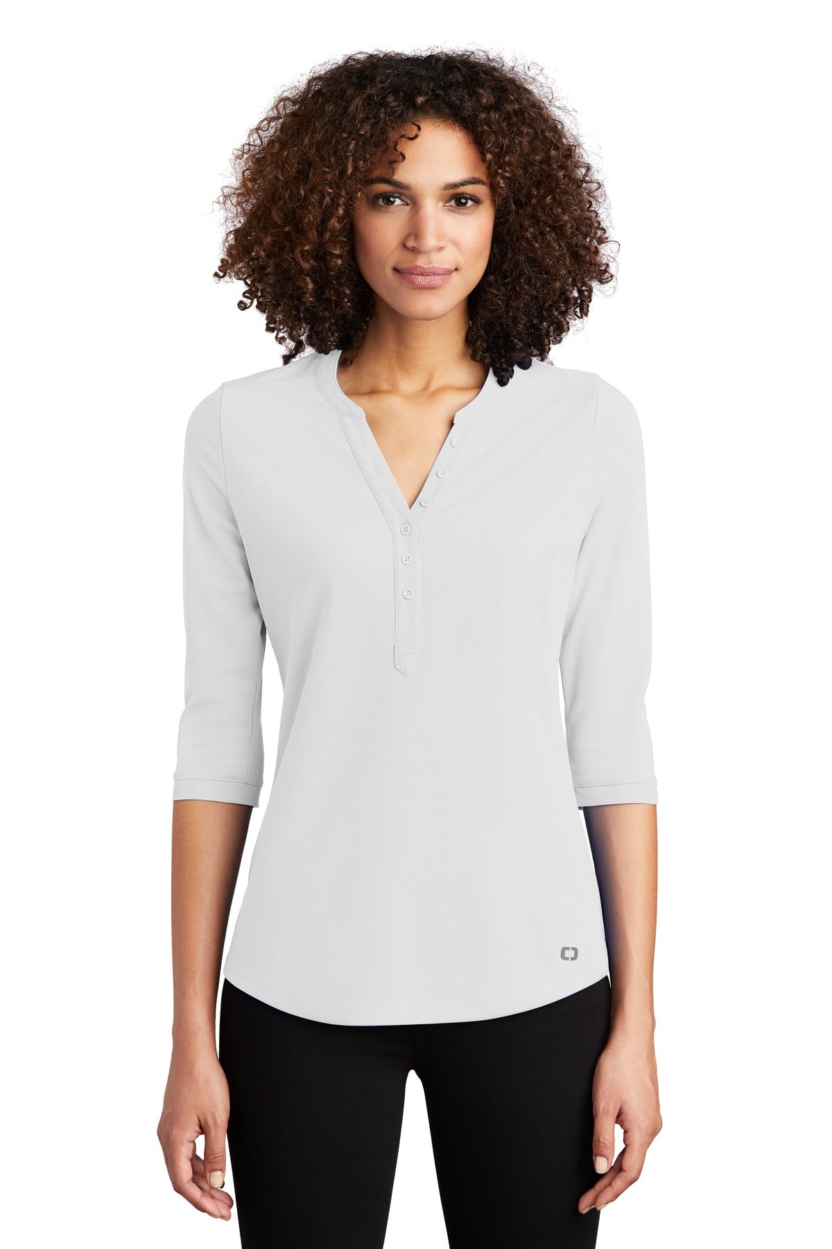 OGIO® Ladies Jewel Henley LOG104