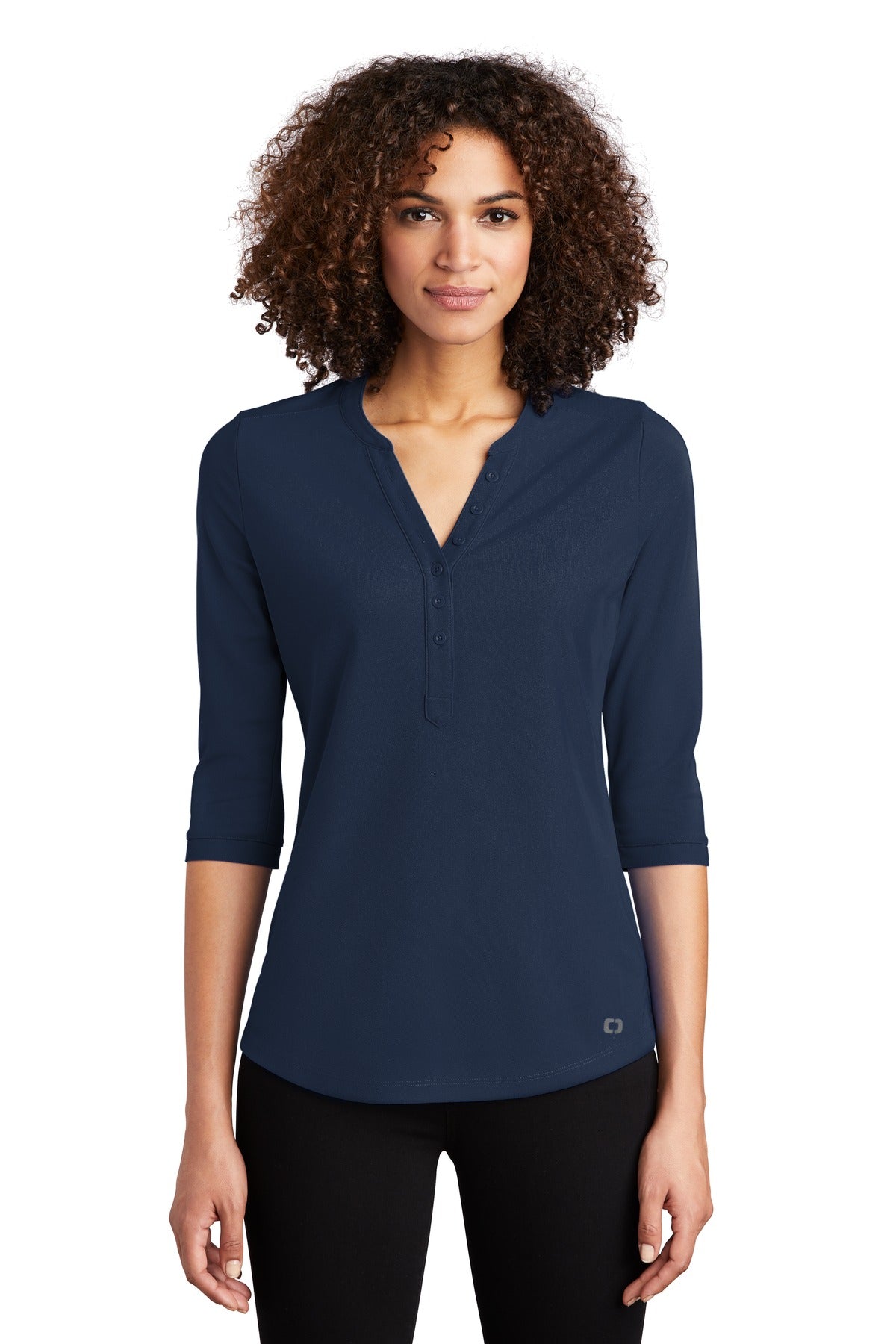 OGIO® Ladies Jewel Henley LOG104
