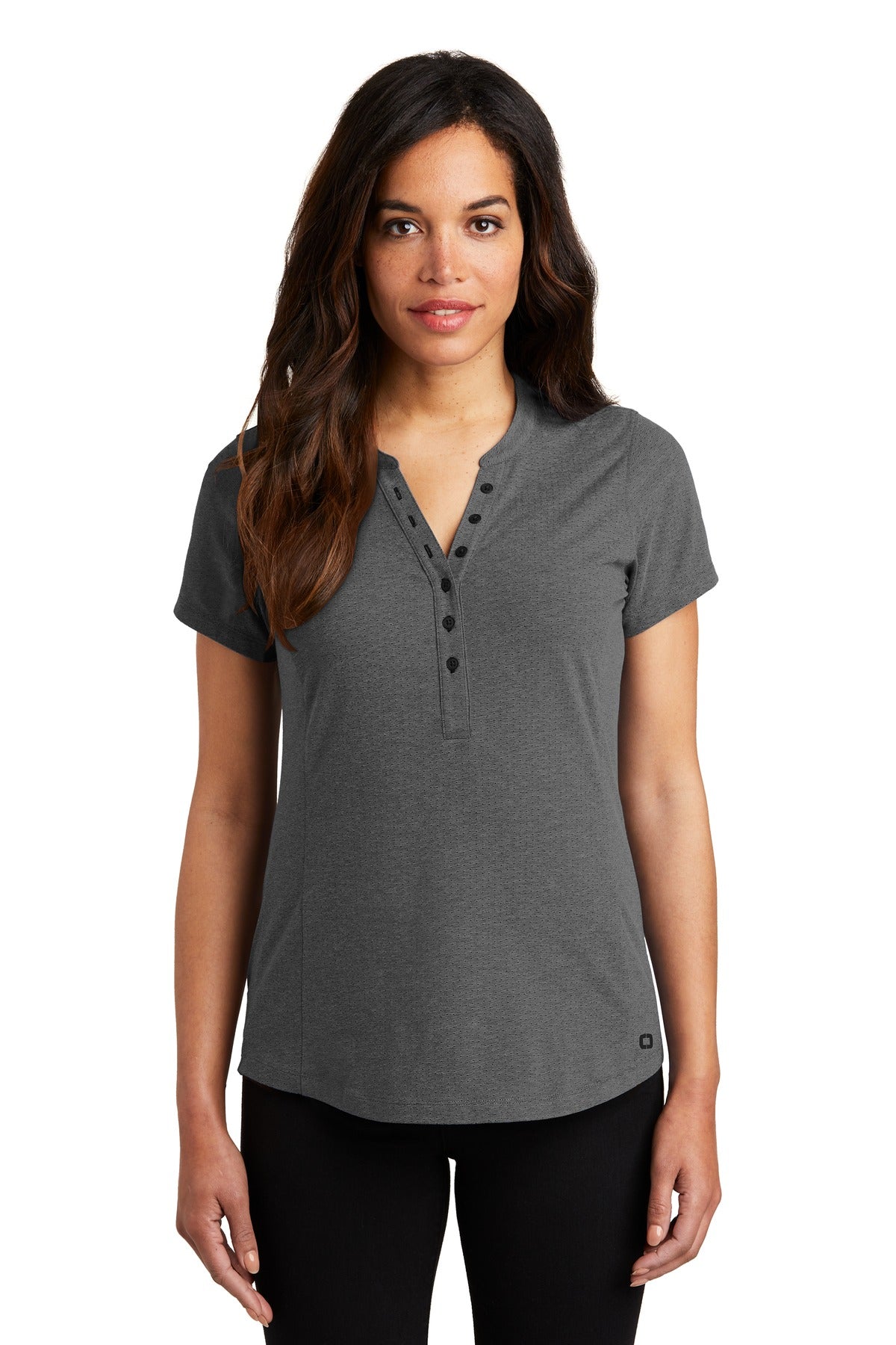 OGIO® Ladies Tread Henley. LOG136