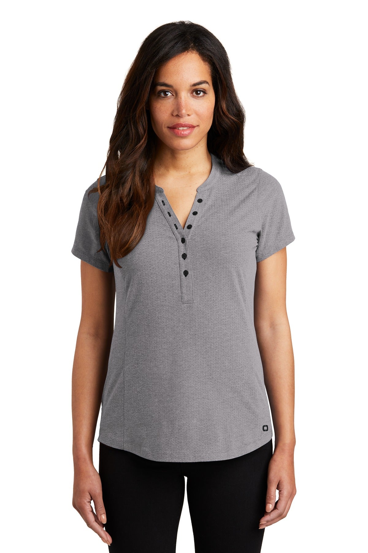OGIO® Ladies Tread Henley. LOG136