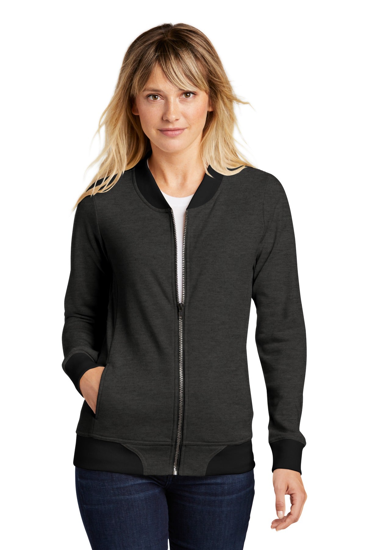 Sport-Tek® Ladies Lightweight French Terry Bomber LST274