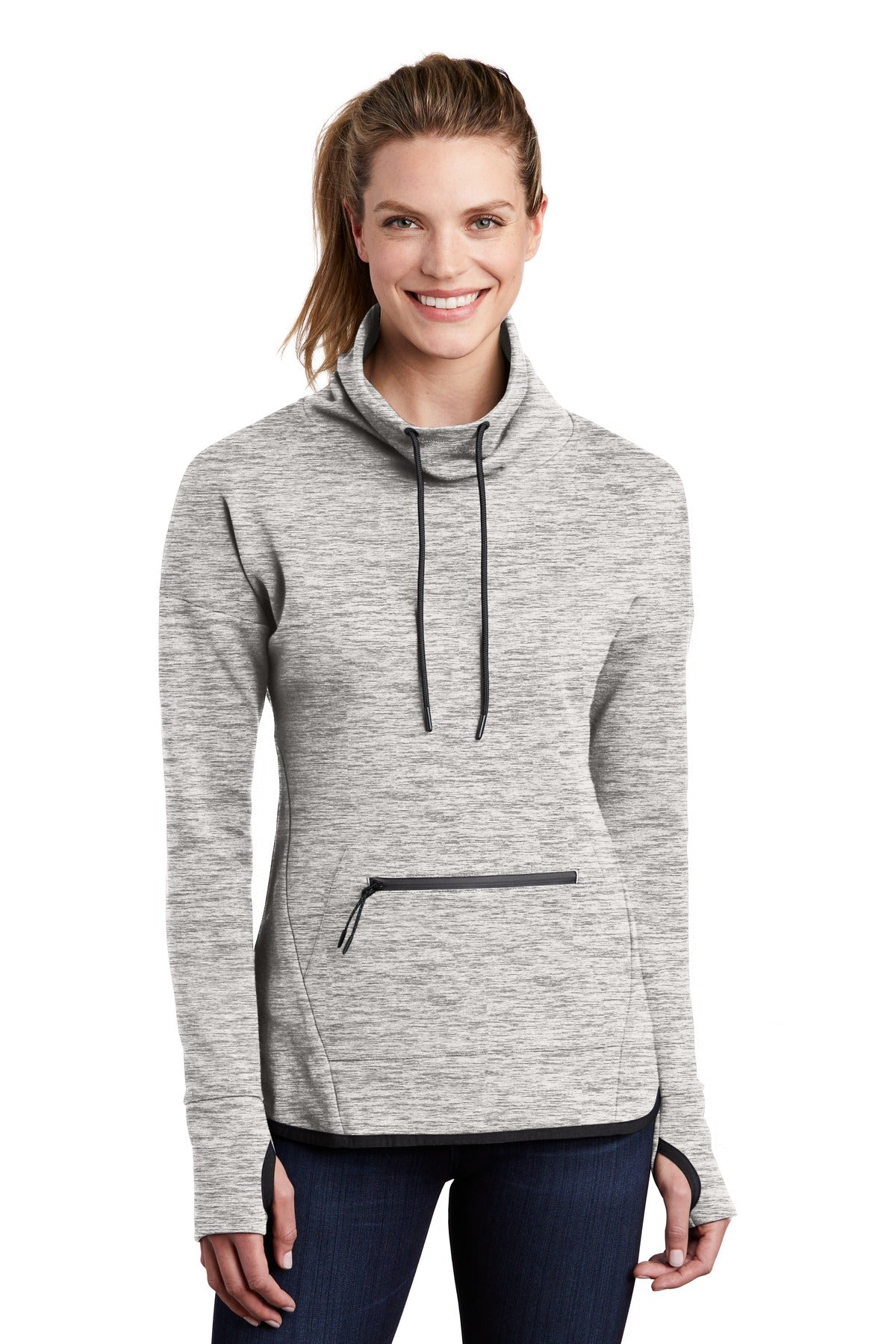 Sport-Tek® Ladies Triumph Cowl Neck Pullover LST280