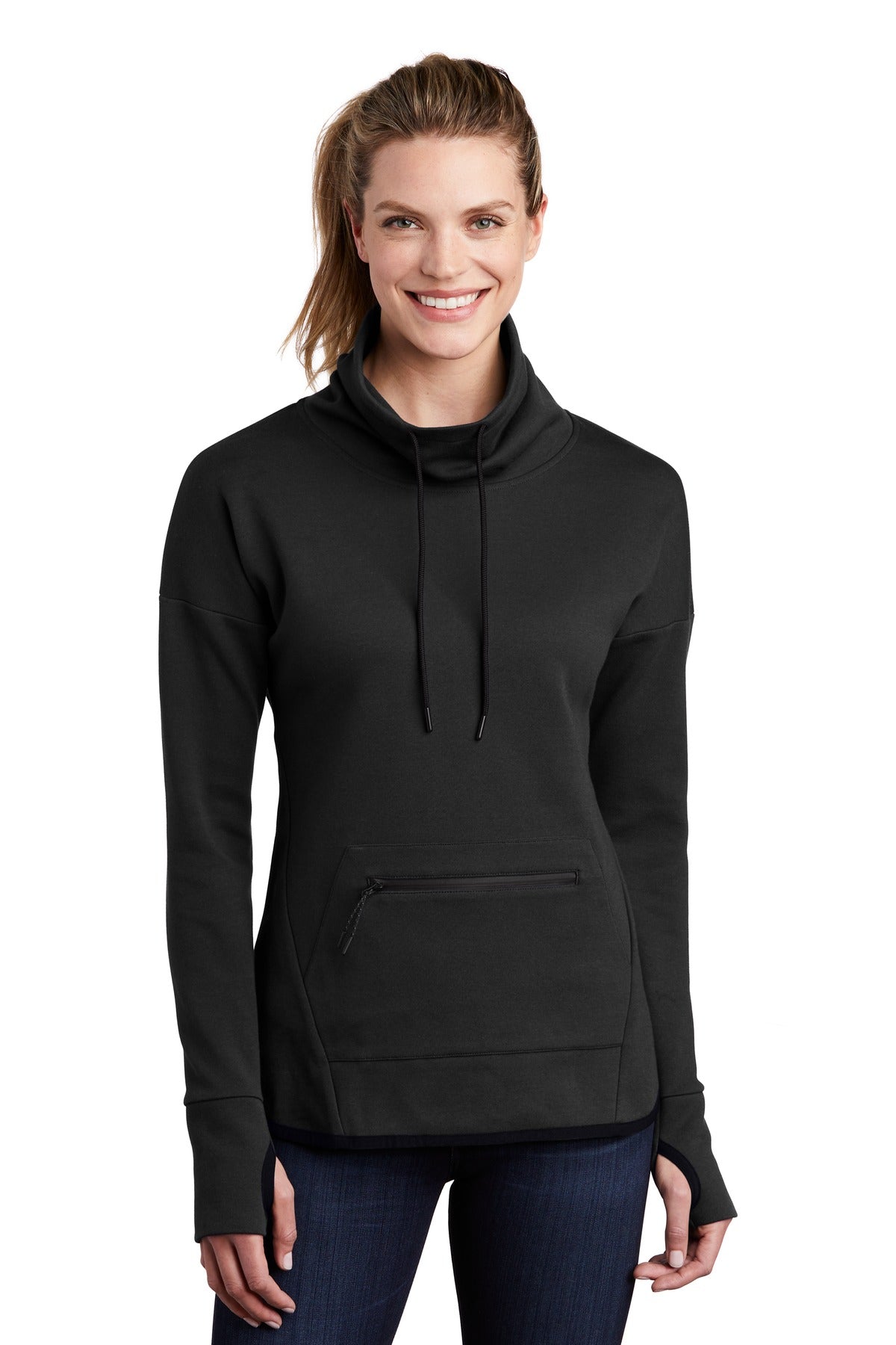 Sport-Tek® Ladies Triumph Cowl Neck Pullover LST280