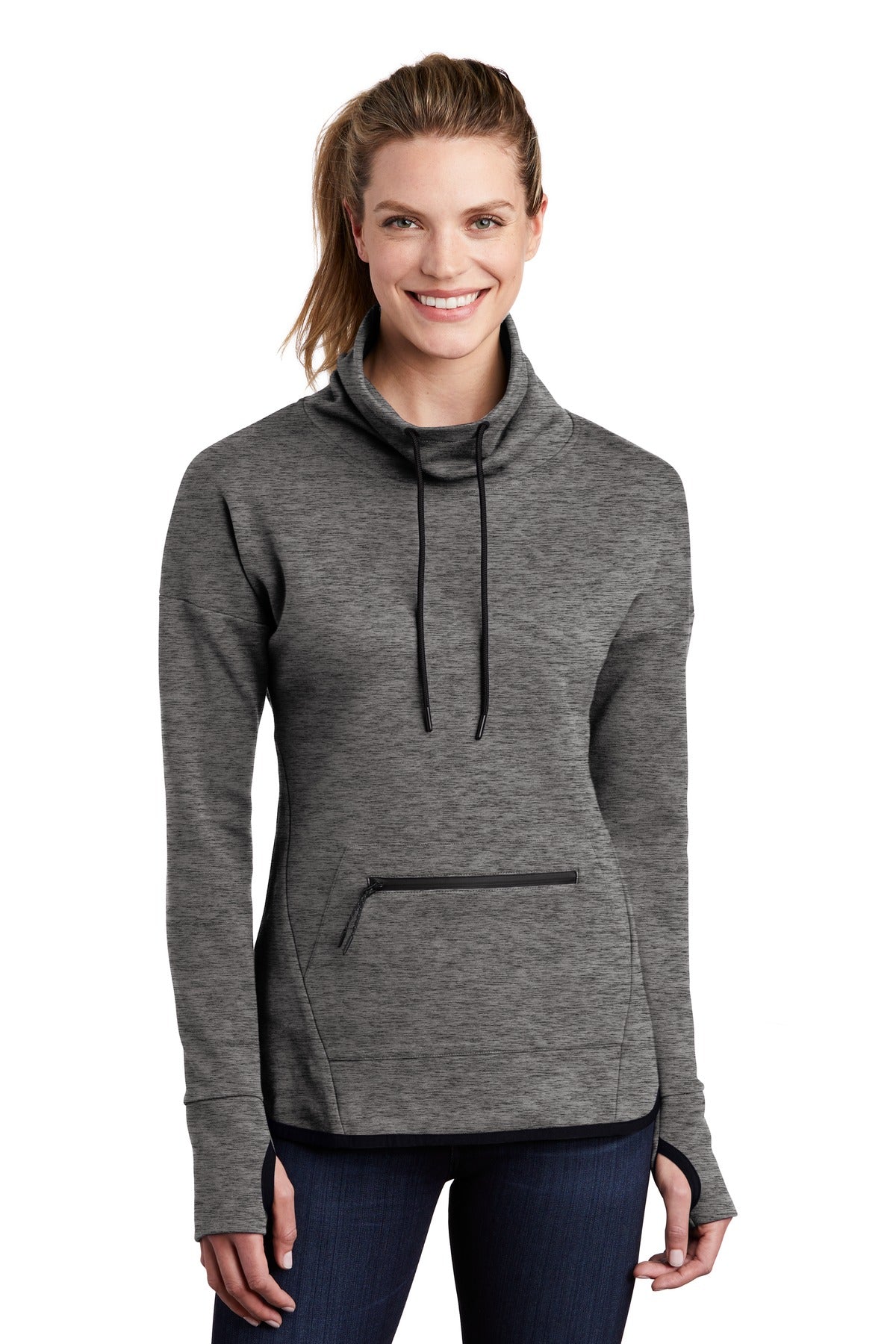 Sport-Tek® Ladies Triumph Cowl Neck Pullover LST280